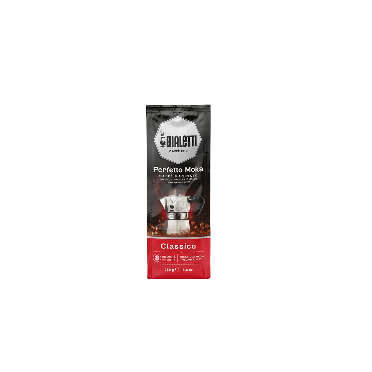 BIALETTI Kaffee Gemahlener Kaffee Bialetti Perfetto Moka Classico, 250 g