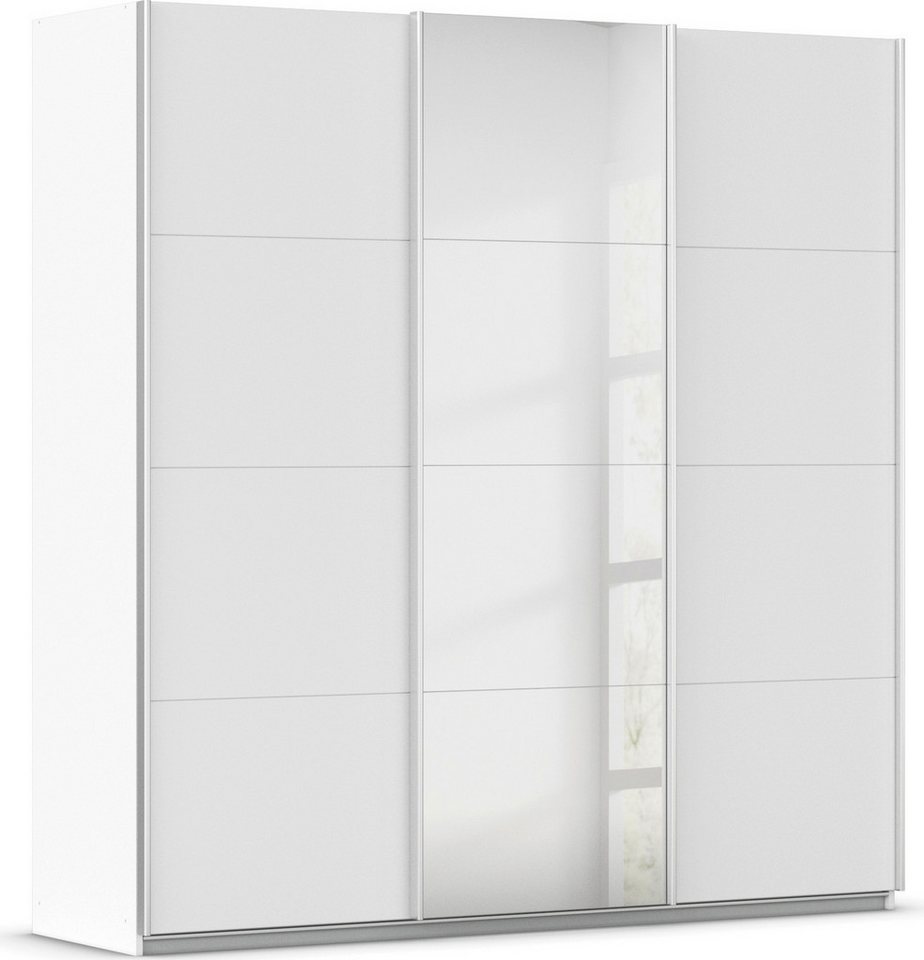 OTTO home Kleiderschrank Schrank Schlafzimmerschrank Garderobe Stauraum Wäscheschrank AGORDO (Breite 203 cm, Höhe 210 cm, Griffe alufarben) …