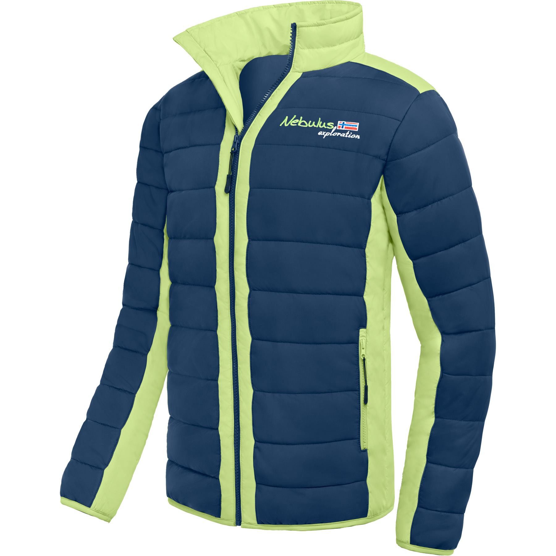 Nebulus Winterjacke FIGHT, P5905 - Herren, navy-lime, L