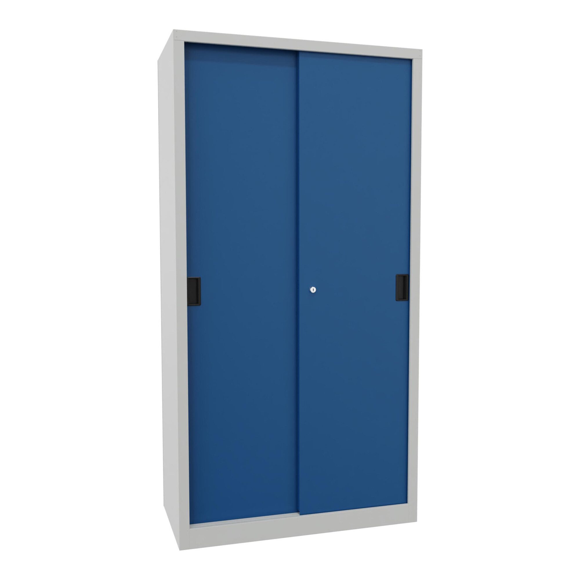 Pavoy Schiebetürenschrank Pavoy Schiebetürenschrank, 1950x1000x500 mm, 4 Böden verzinkt, RAL 703