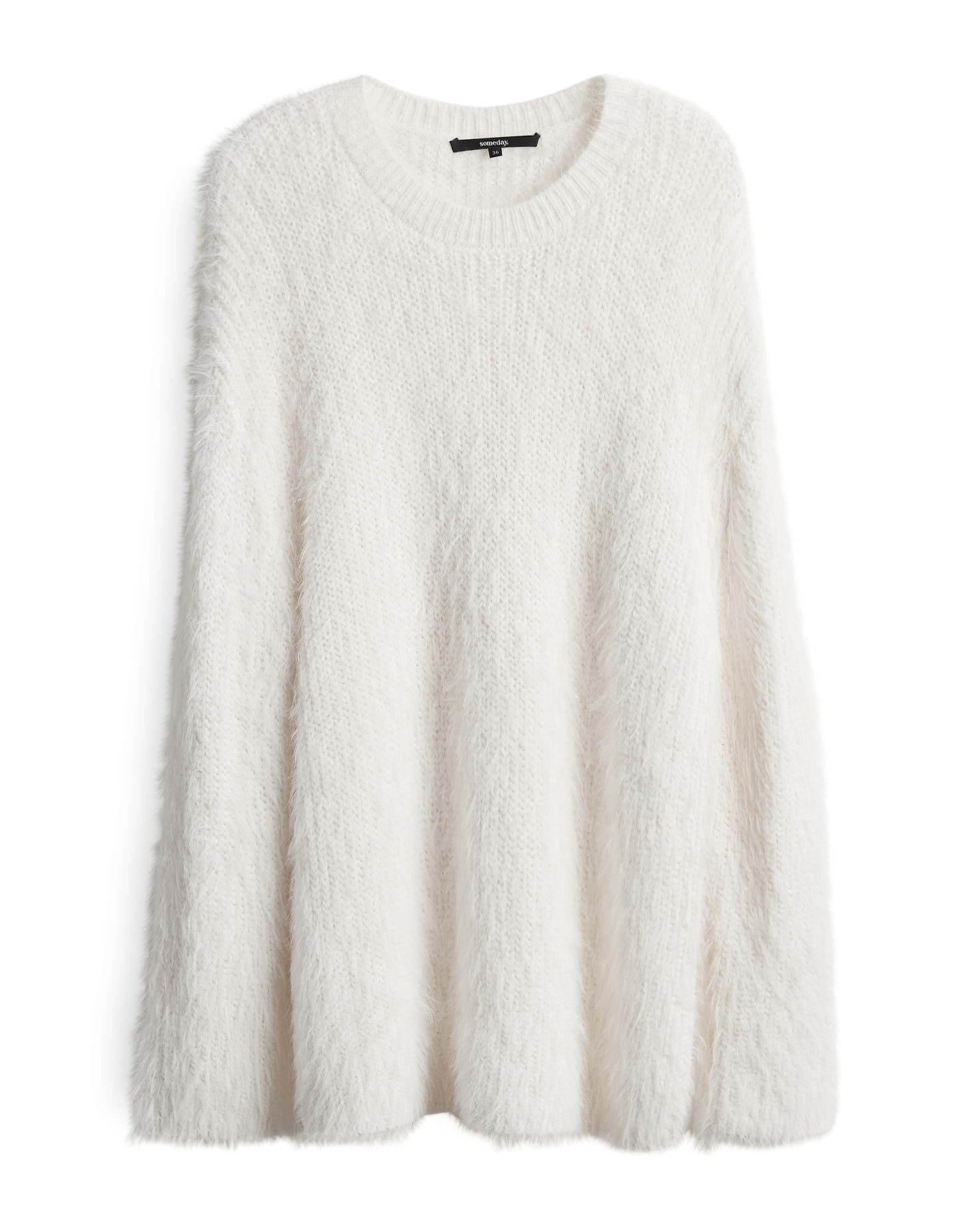 someday Strickpullover Tajah Rundhalsausschnitt und lockerer Passform günstig online kaufen