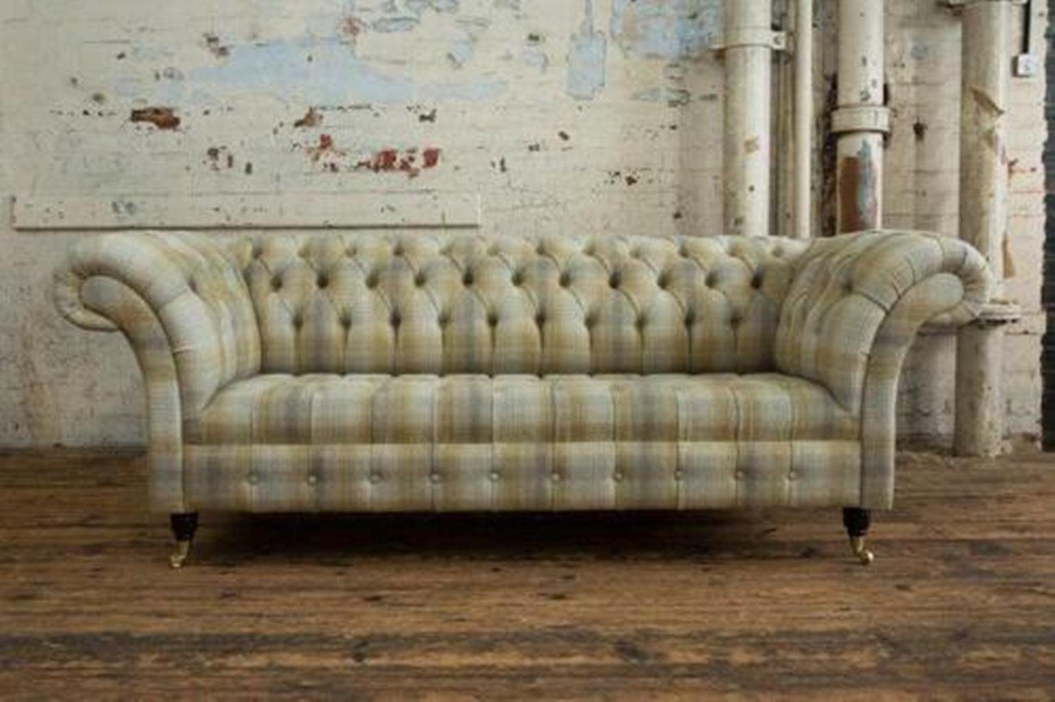 Chesterfield JVmoebel Couch Sofa Chesterfield-Sofa, Couchen Polster Textil Sofas