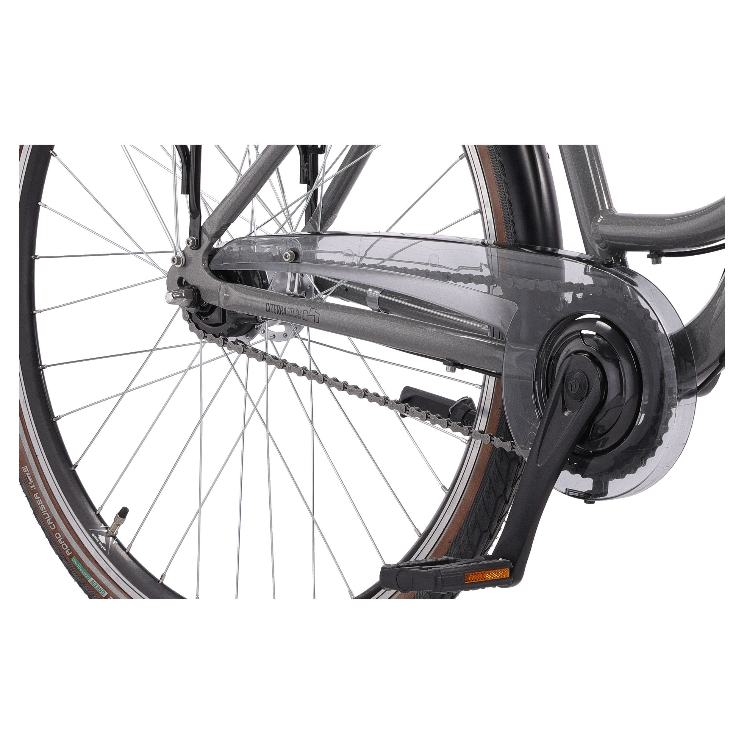 Airtracks Cityrad 28 Zoll Damen City Fahrrad CITERRA SL2 WAVE / LOW STEP Bike, 7 Gang Shimano NEXUS Schaltwerk, Nabenschaltung, (Shimano Nexus 7), Grau - Rahmenhöhen 45cm 50cm 55cm - Modell 2026