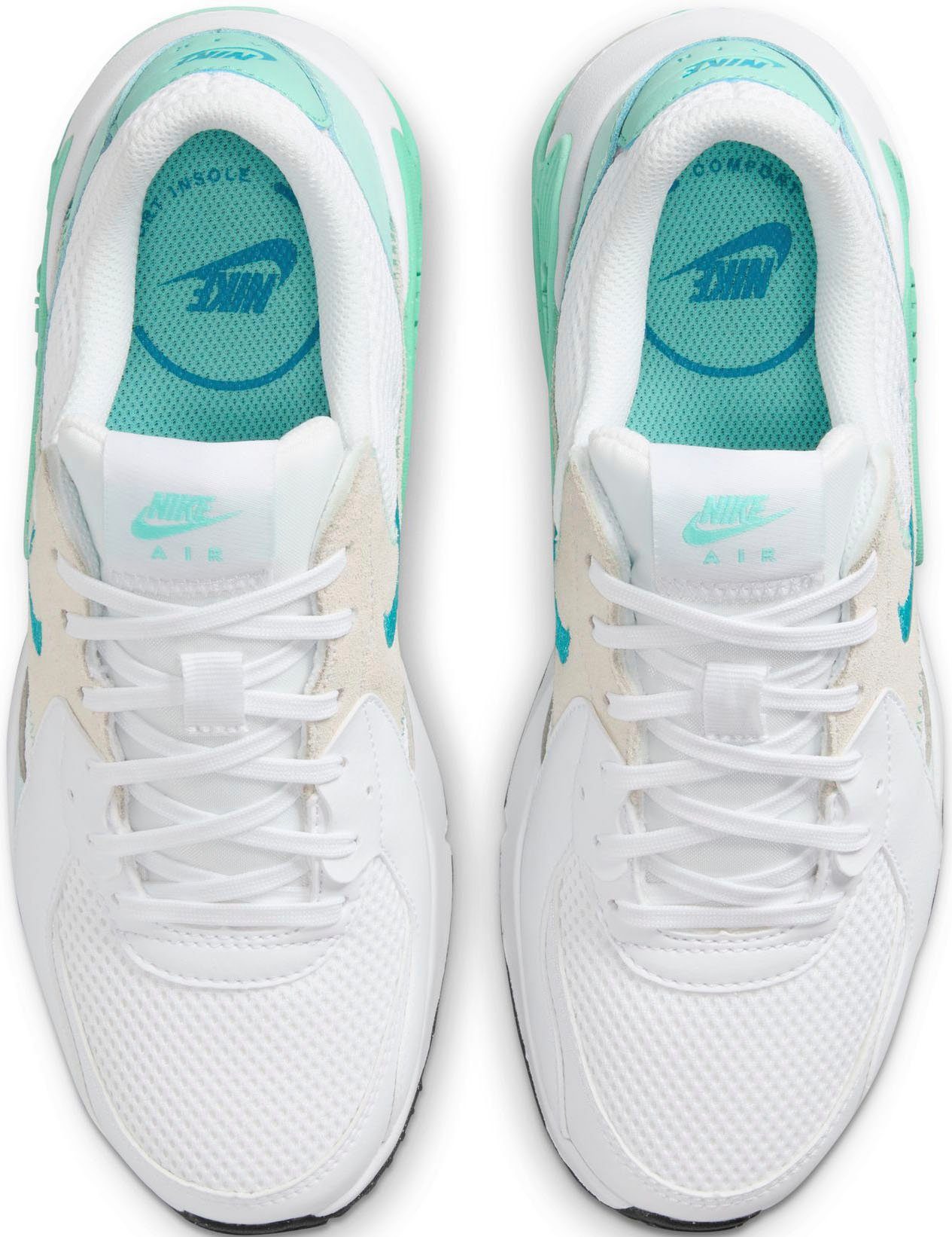 Nike Sportswear AIR MAX Sneaker weiß-grün EXCEE