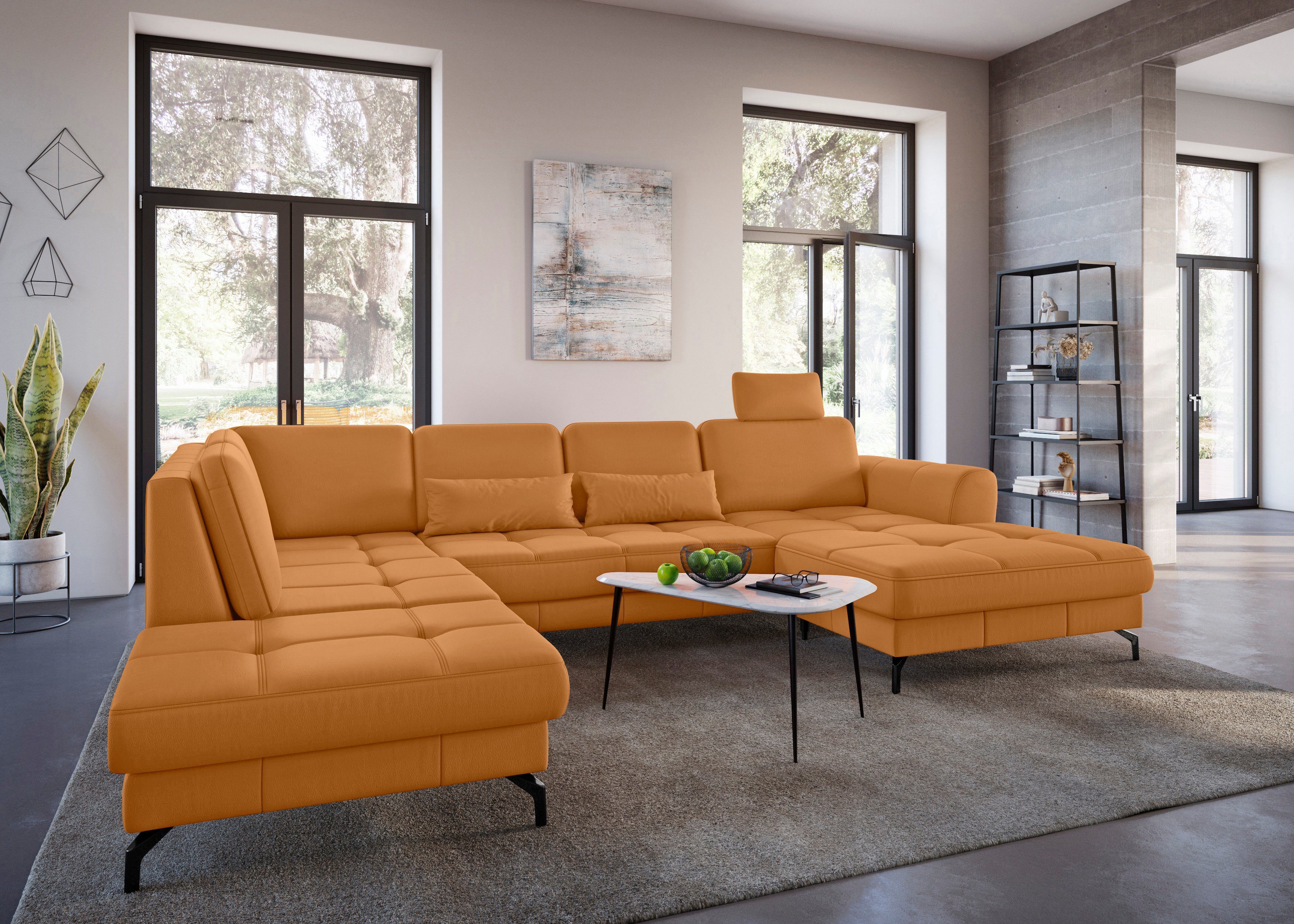 sit&more Wohnlandschaft "Bendigo U-Form" inklusive Sitztiefenverstellung, B günstig online kaufen