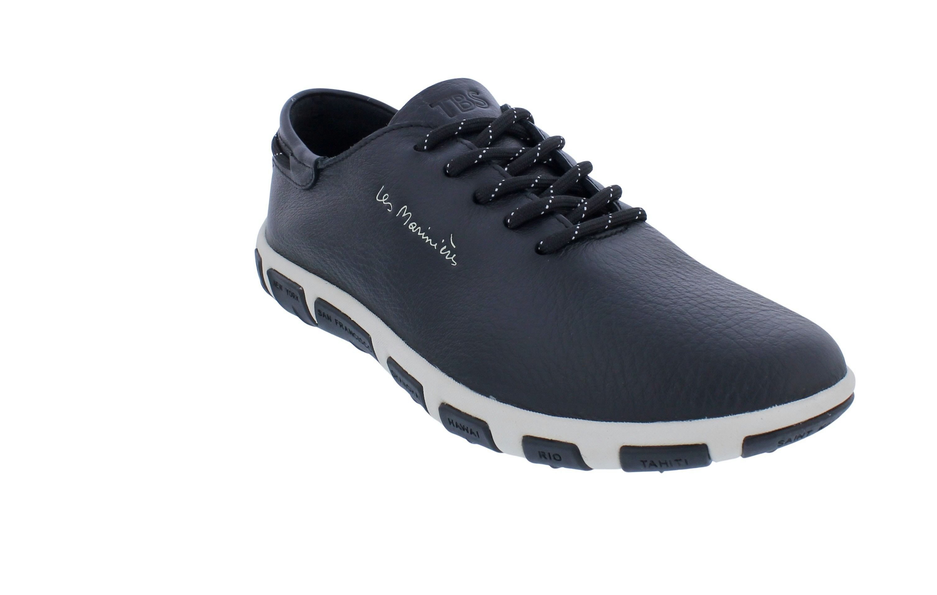 tbs TBS Bootsschuh Jazaru F7B04, Glattleder, Schwarz, Fußbett zum Wechseln Bootsschuh