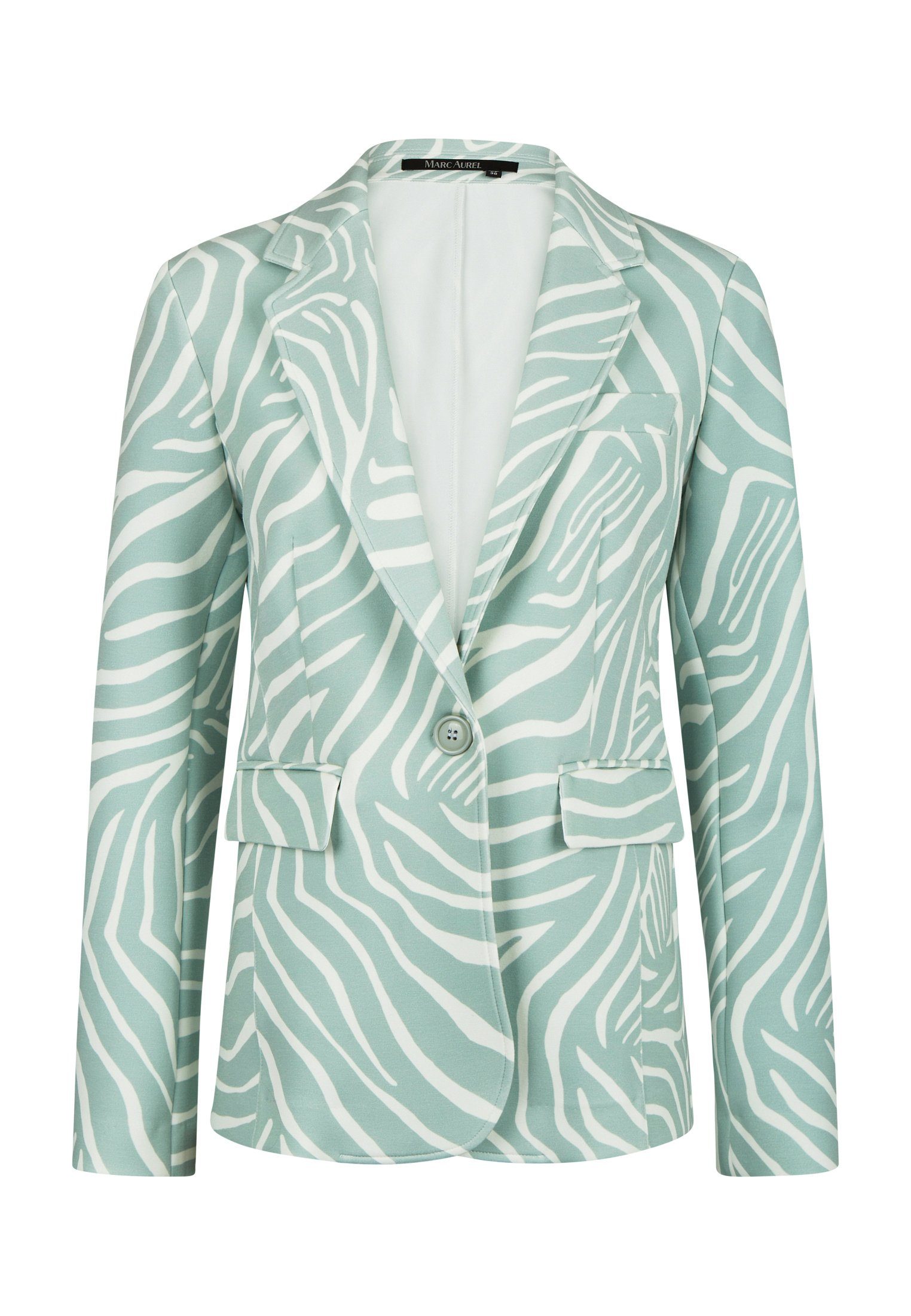 Jerseyblazer Jersey Blazer mit Zebraprint