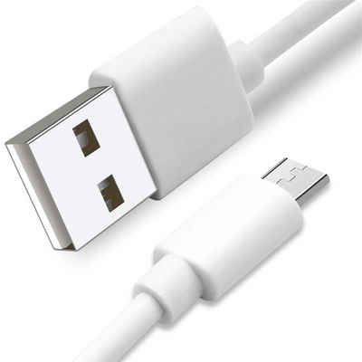 Cadorabo Micro USB Kabel USB-Kabel, (100 cm), Micro USB Kabel für Smartphones Laptops Tablets