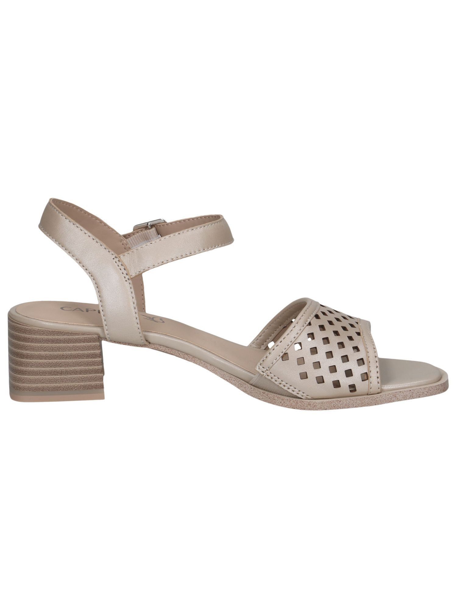Caprice CAP Antishokk, CAP Memotion aus Leder Trapezabsatz Sandalette CAP Antishokk