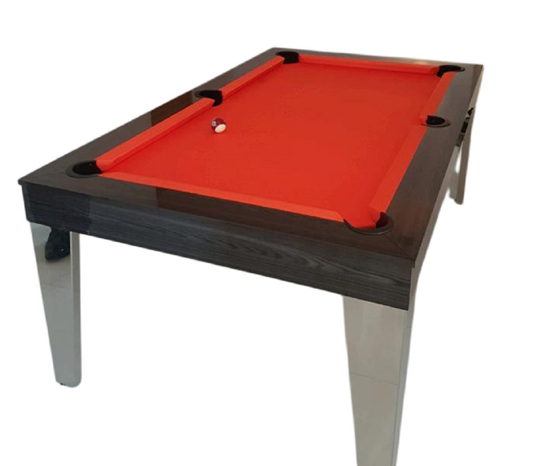 Billardtisch Pooltisch in Schwarz mit hochwertiger Verarbeitung und robustem Design