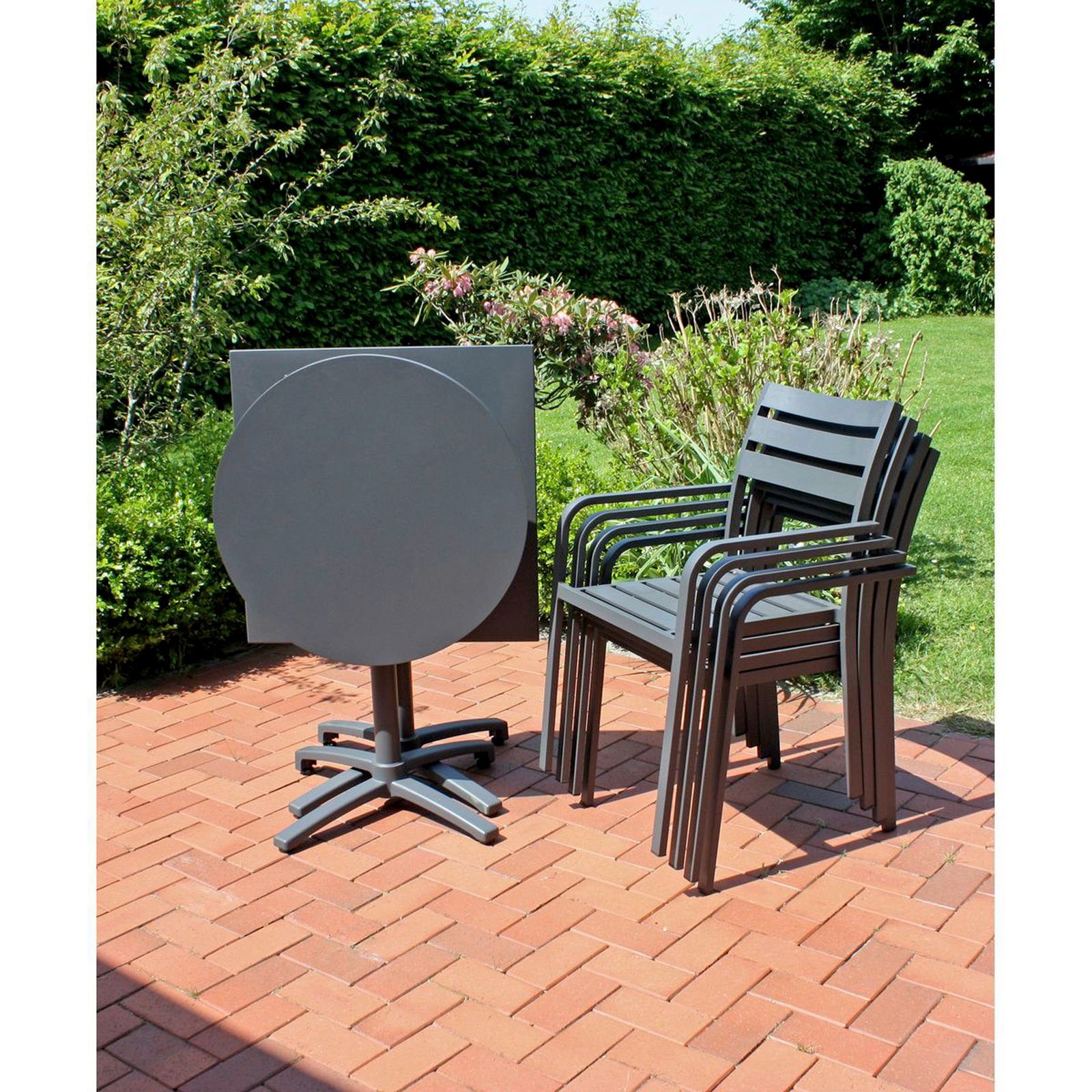 Garden Pleasure Garten-Essgruppe TREVISO, (Set, 5-tlg)