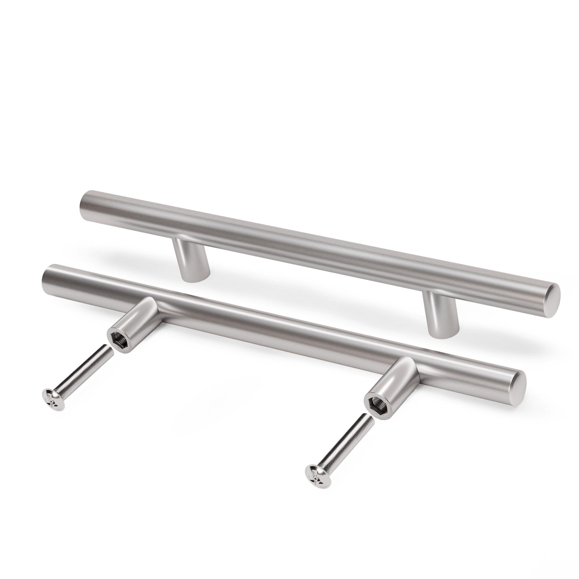 Prima-Online Möbelgriff Möbelgriff Stangengriff Küchengriff Schrankgriff Edestahl [10-50cm] (10-St)