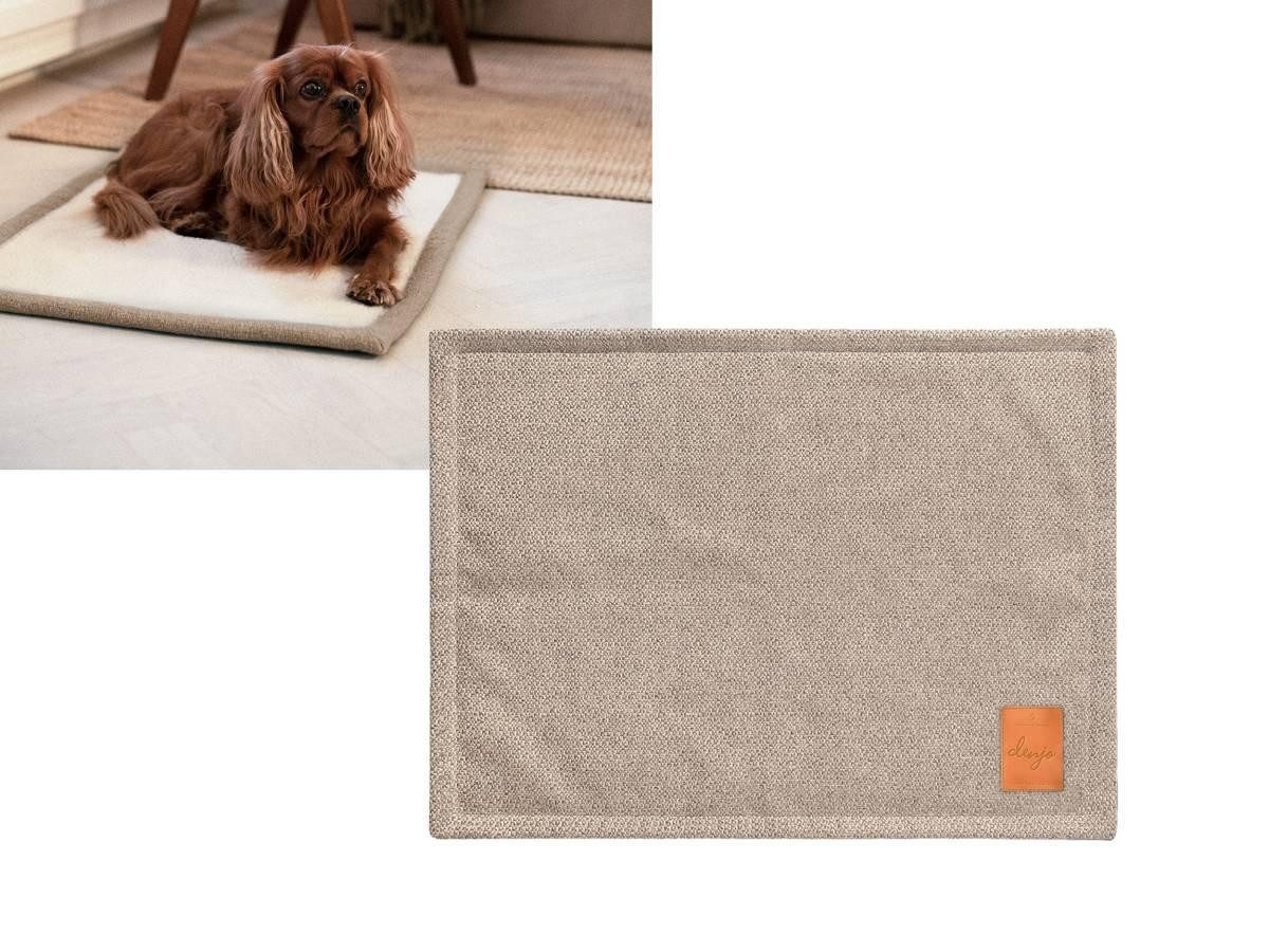Denjo Dogs Tierdecke "Snuggle" Reisedecke Hundedecke und Liegeplatz, Polyester, 60x80cm, Liegematte für Hunde & Katzen, kuschelige Oberfläche