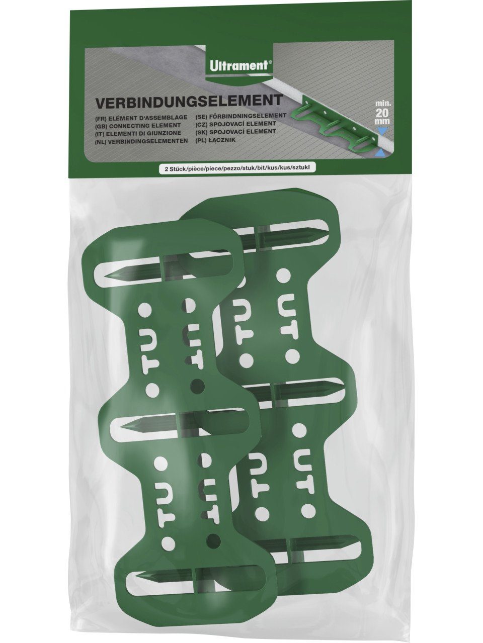 Ultrament Montageanker Ultrament Verbindungselement 2 Stück