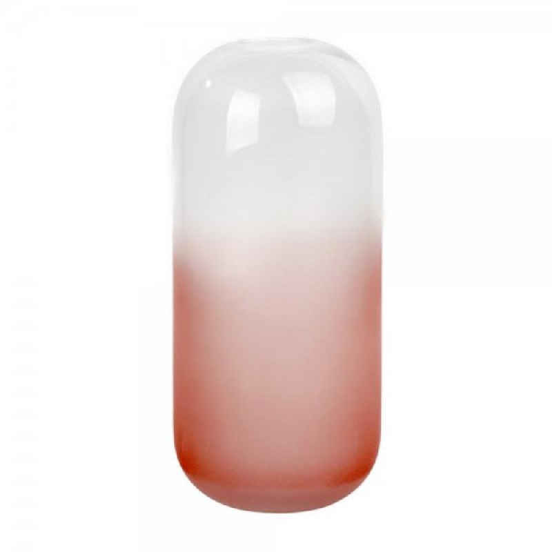 Lambert Dekovase Vase Glas Weiß/Pink (28,5cm)