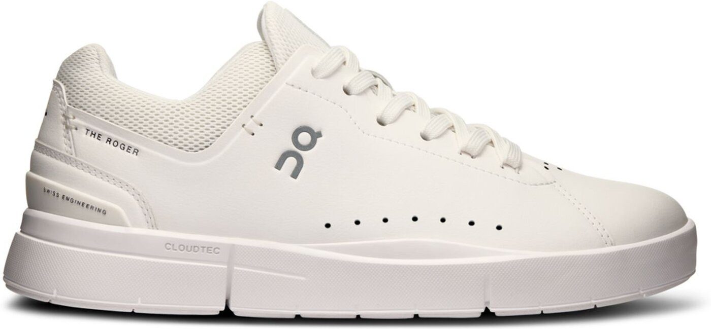 ON RUNNING THE ROGER Advantage All White Sneaker