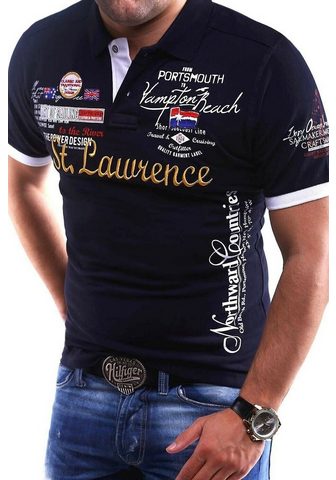 behype Polo marškinėliai »LAWRENCE« in Piqué-...
