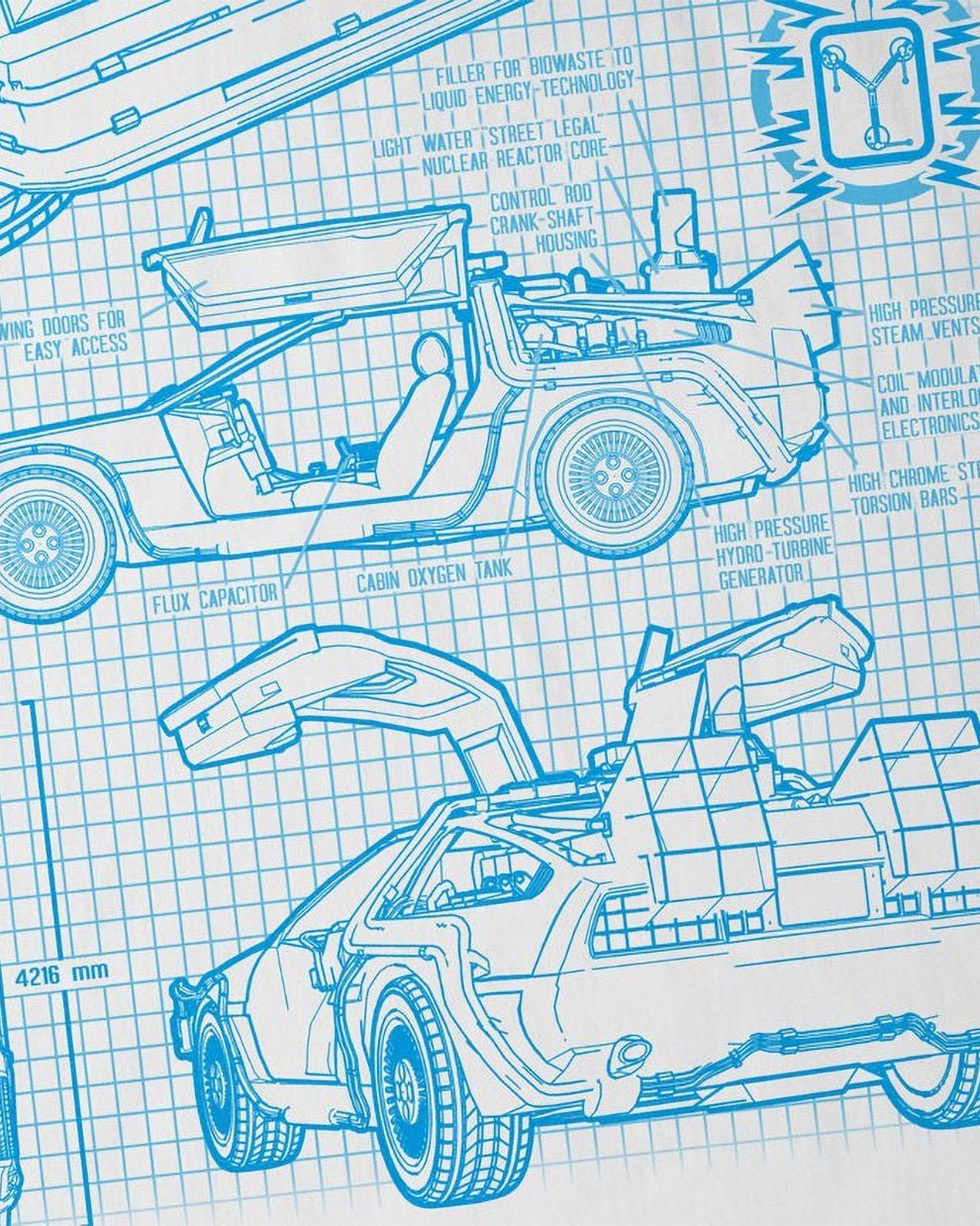 style3 T-Shirt Delorean DMC-12 zurück in günstig online kaufen