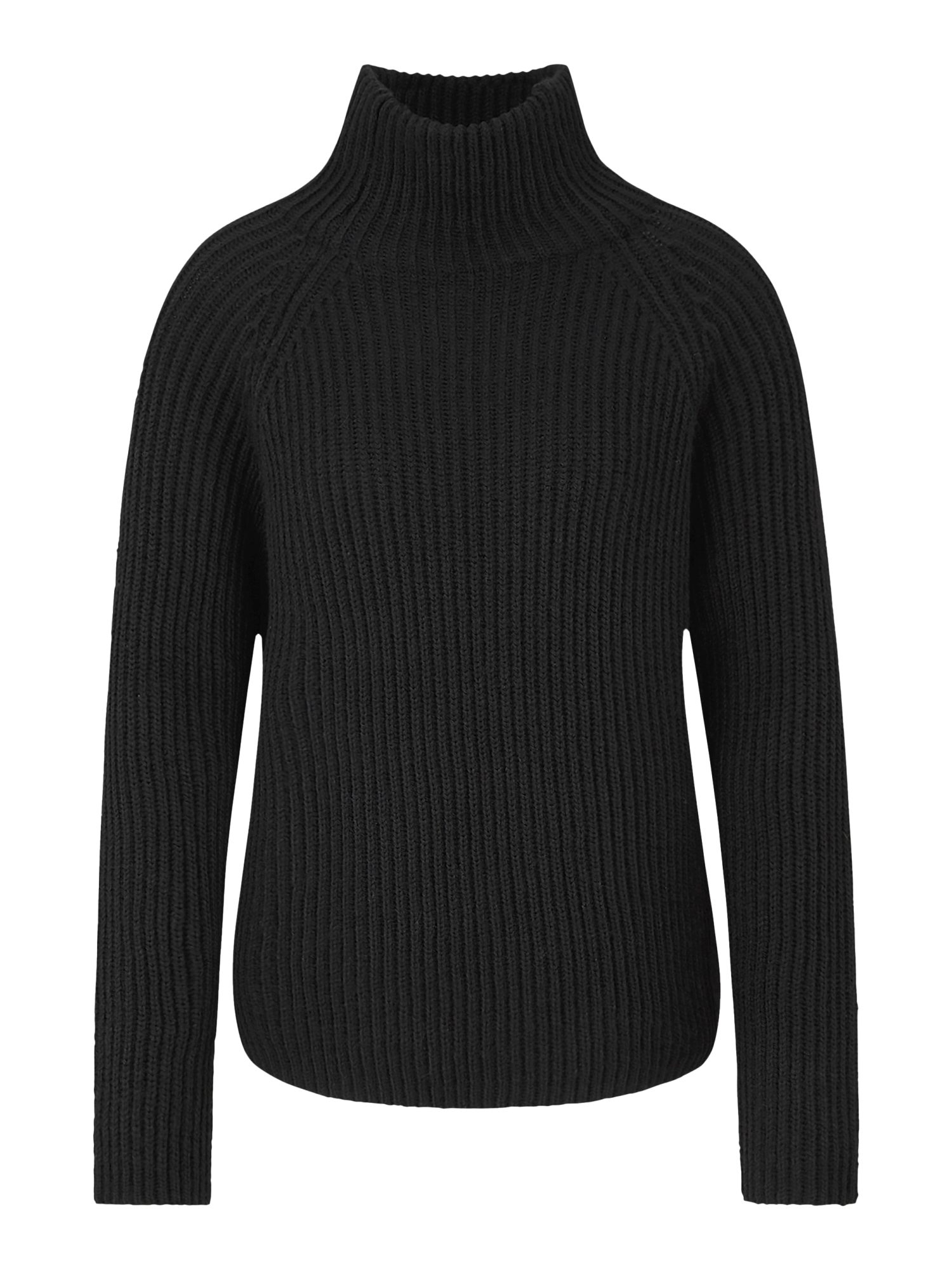 Drykorn Strickpullover schwarz,Casual,Polyacryl,Unifarben,Stehkragen,Lang,Gerade