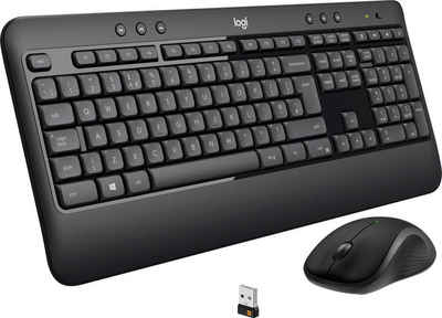 Logitech MK540 ADVANCED Kabellose Tastatur- und Maus-Set, für Windows, USB, Sondertasten, 3 Jahre Batterielaufzeit, PC, Laptop
