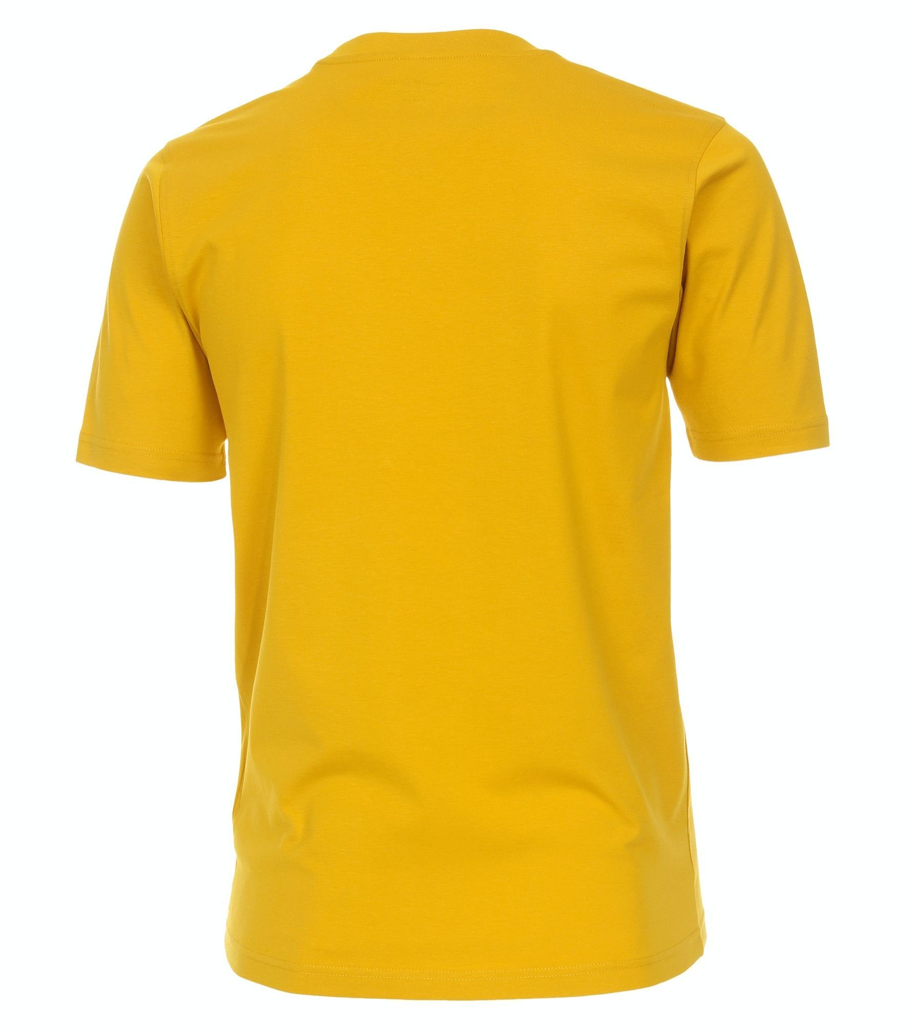 Gelb CASAMODA T-Shirt 004200 unifarben T-Shirt (539)