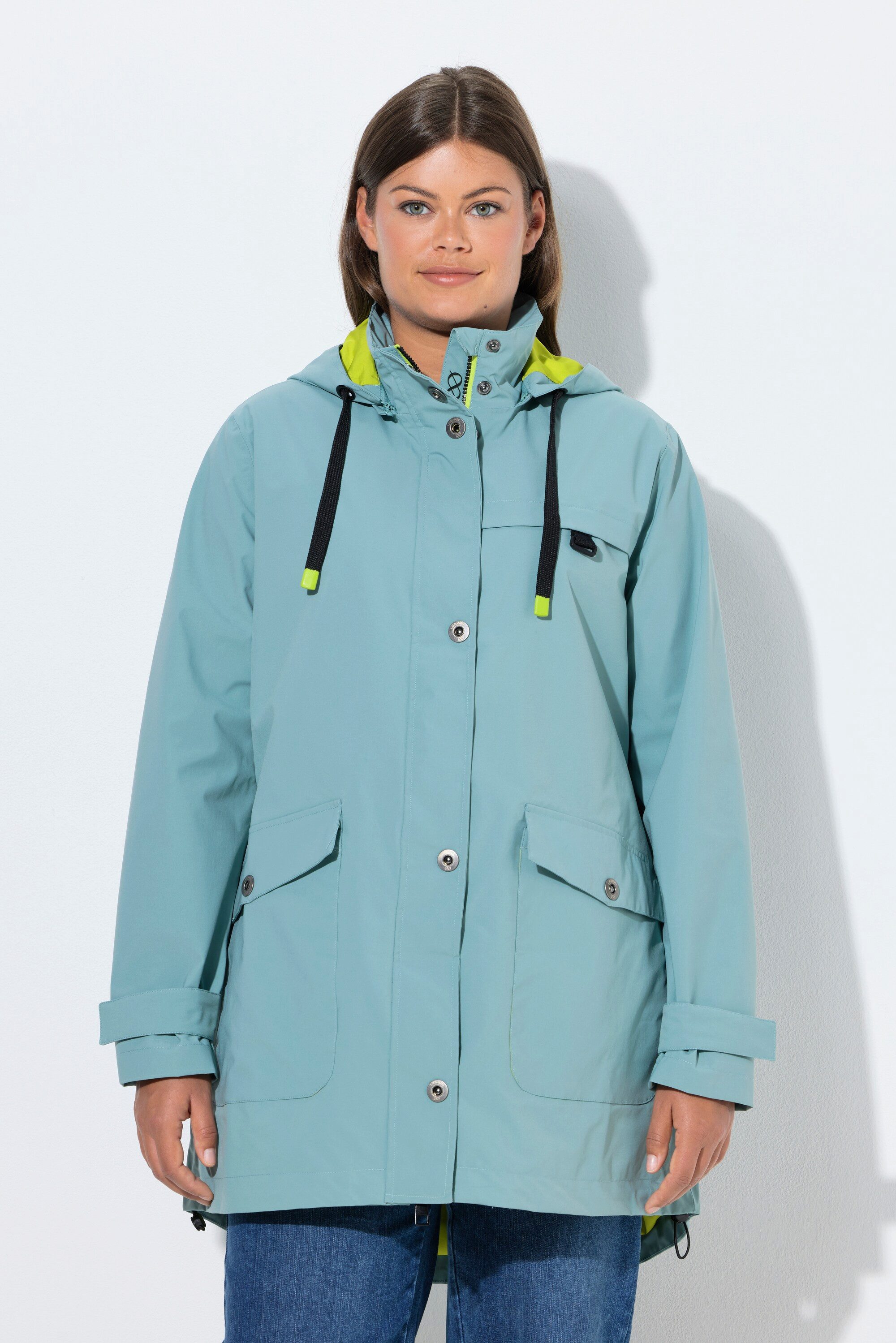 Laurasøn Funktionsjacke All SeasonFunktionsmantel abknöpfbare Kapuze