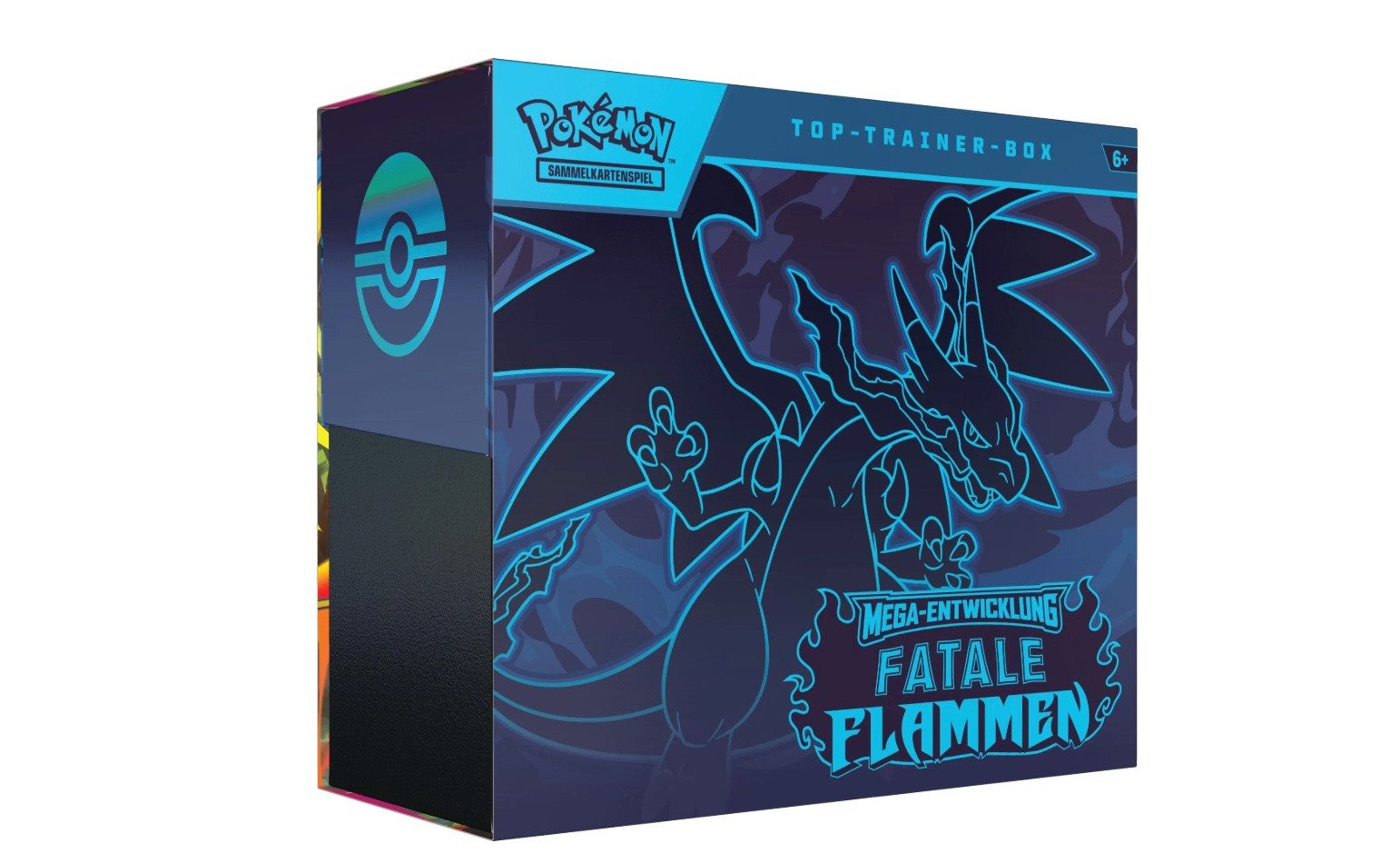 The Pokémon Company Sammelkarte Pokemon ME Fatale Flammen - Top Trainer Box - DE