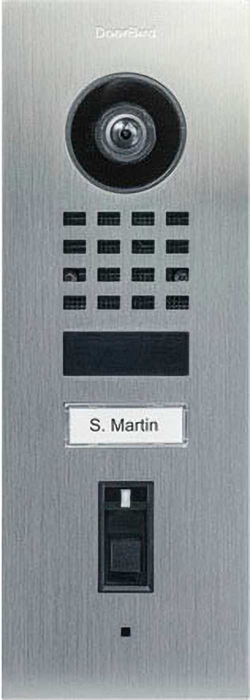 DoorBird Video-Türsprechanlage D1101FV IP Video Türstation mit Fingerprint Edelstahl V2A (Außenbereich)