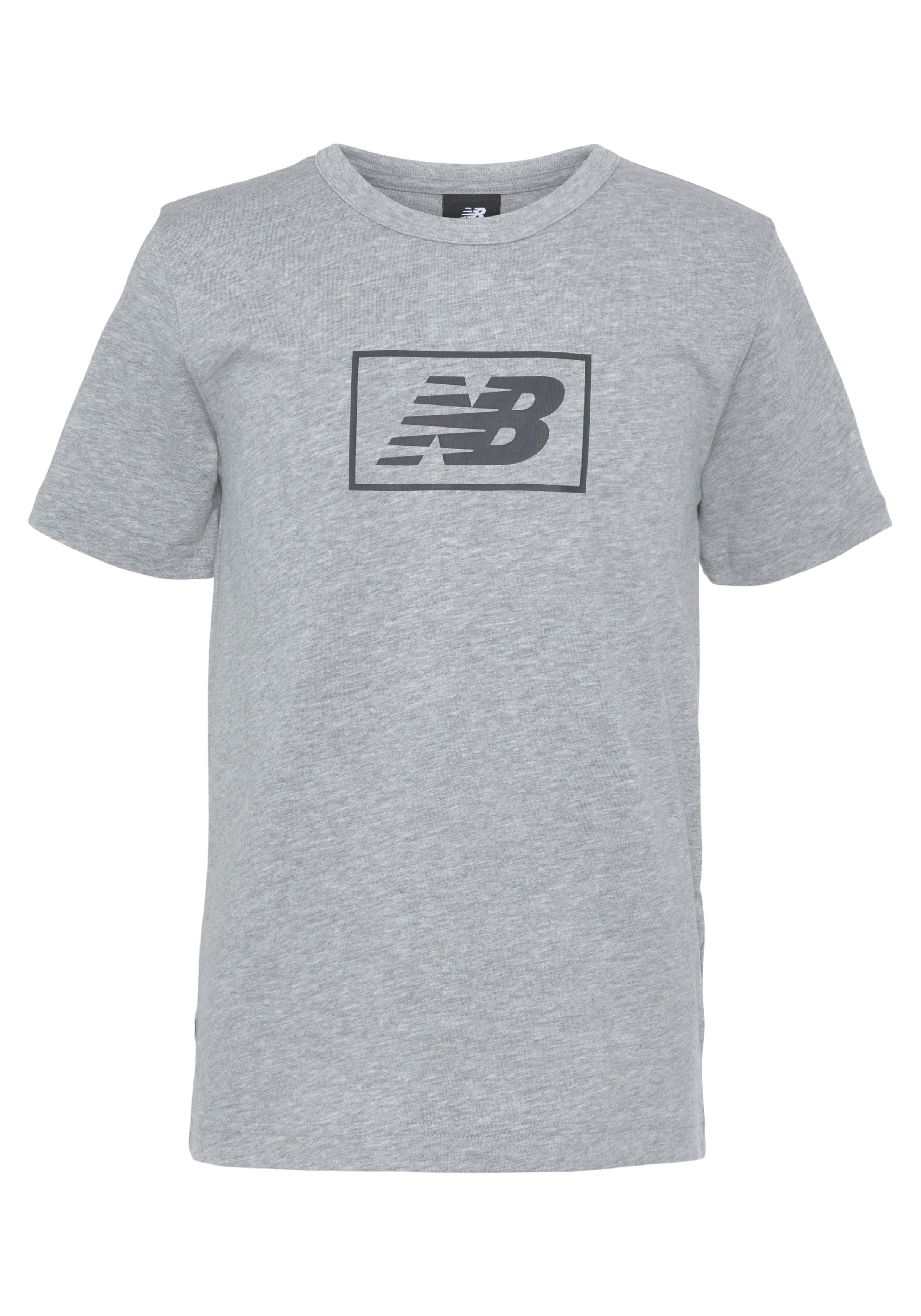 [Originalprodukt aus Übersee] New Balance T-Shirt NB T-Shirt Essentials Logo grey athletic