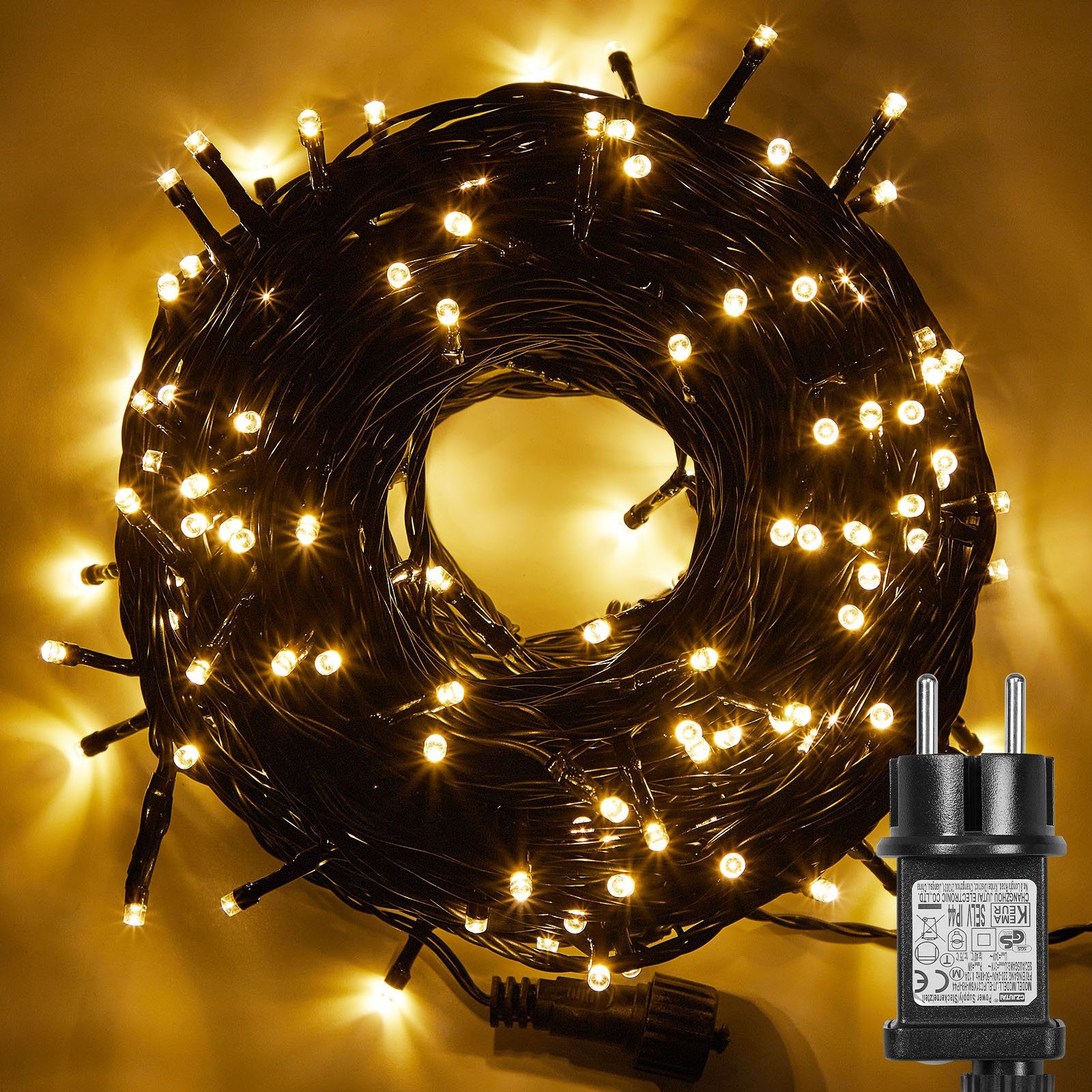MUPOO LED-Lichterkette »Energiesparendes, wasserdichtes, warmweißes  Weihnachtsdekor mit Timer«, Timer online kaufen | OTTO