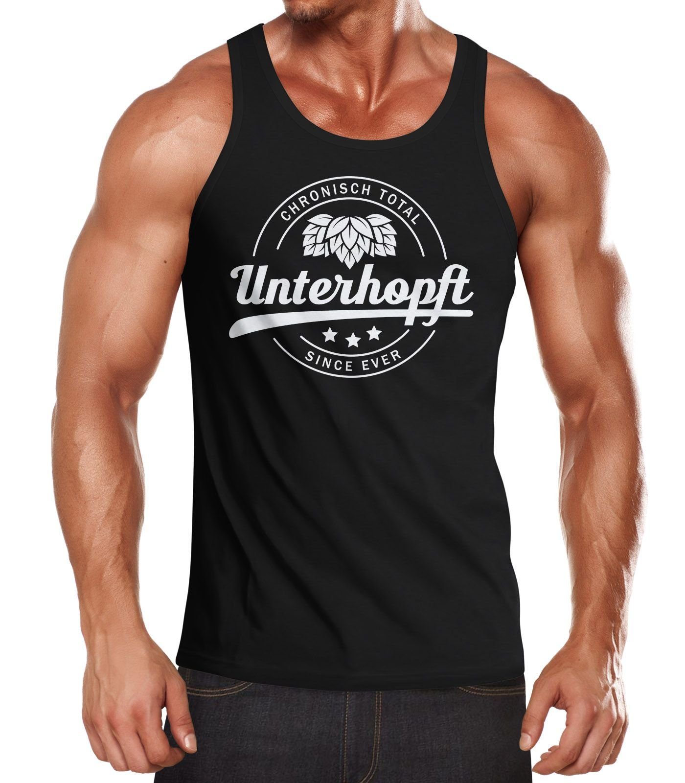 MoonWorks Tanktop Chronisch Unterhopft Tank-Top Chronisch günstig online kaufen