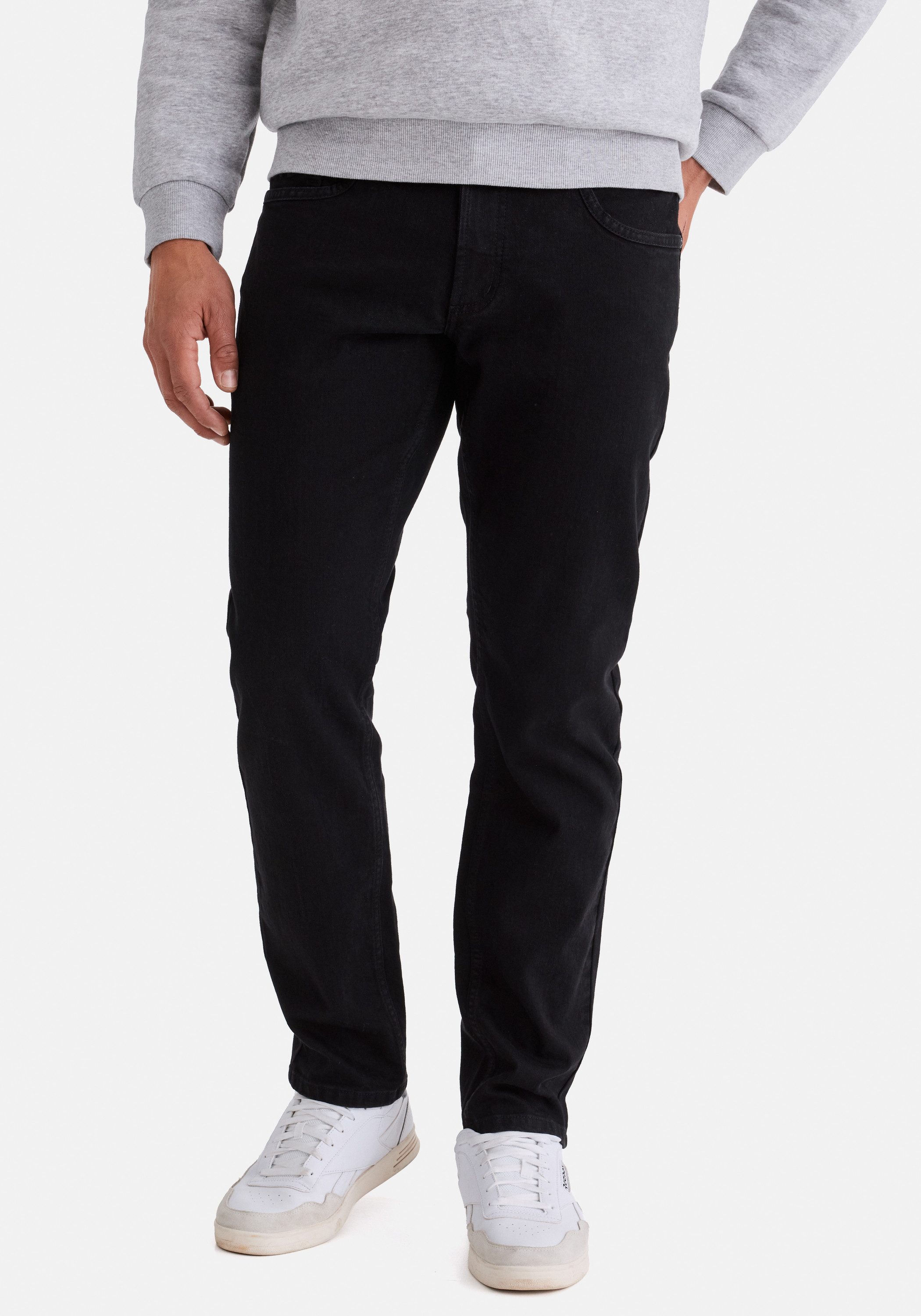 HERO by John Medoox 5-Pocket-Jeans Baxter Denim Relaxed Fit Jeans Relaxed Fit Casual Clean Wash Denim Jeans für Herren