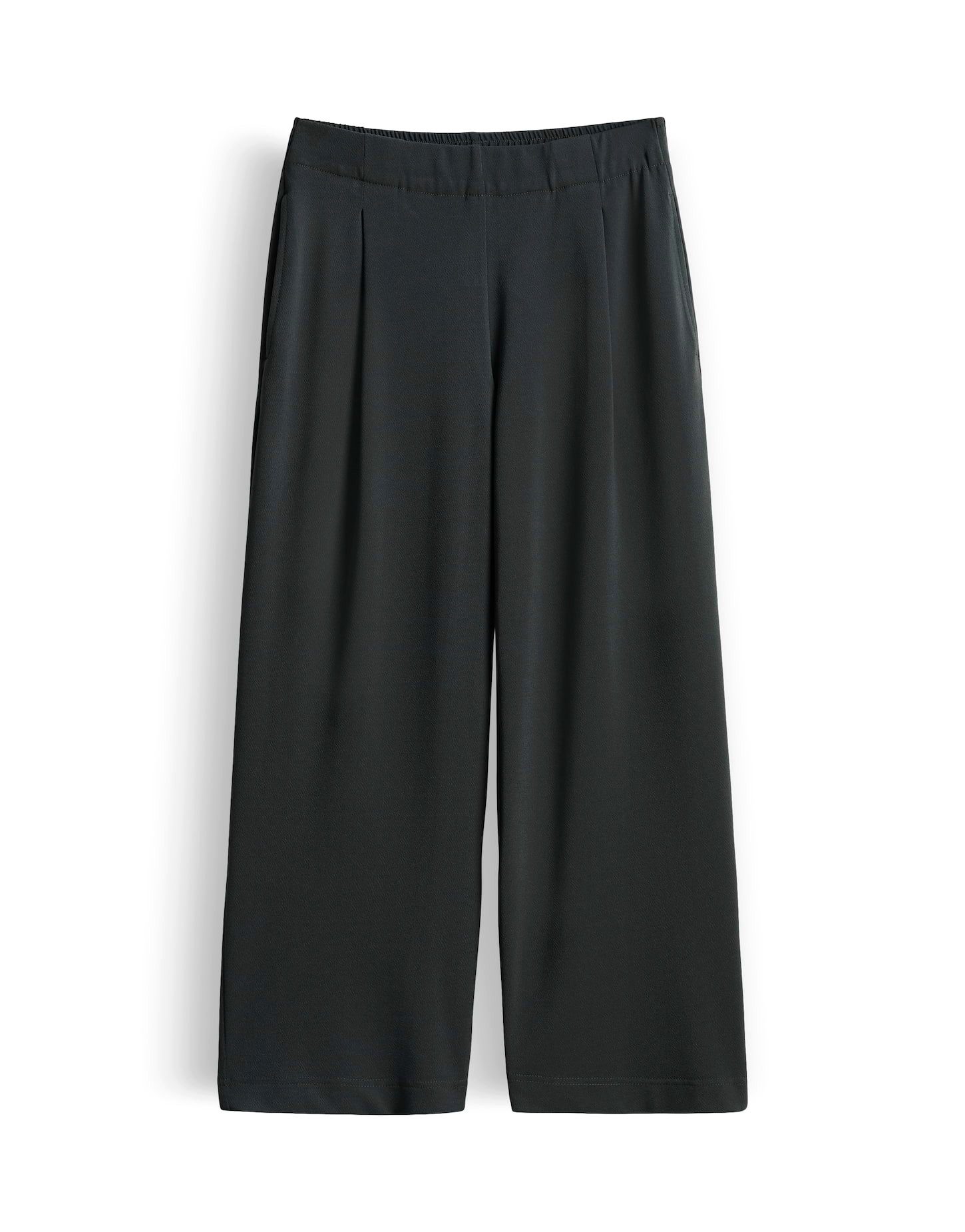 Culotte Celasto wide aus Jersey mit Kreppstruktur