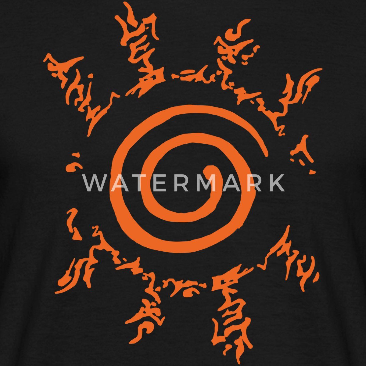 Spreadshirt T-Shirt Naruto Shippuden Symbol Hakke No Fuuin Shiki Männer T-S günstig online kaufen