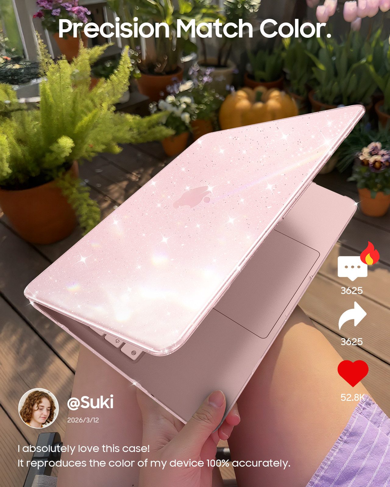 Fintie Laptop-Hülle Kompatibel mit MacBook Neo 13 Zoll A3404 mit A18 Pro Chip 2026 13 Zoll, Ultradünne Hartschale Schutzhülle Snap Cover
