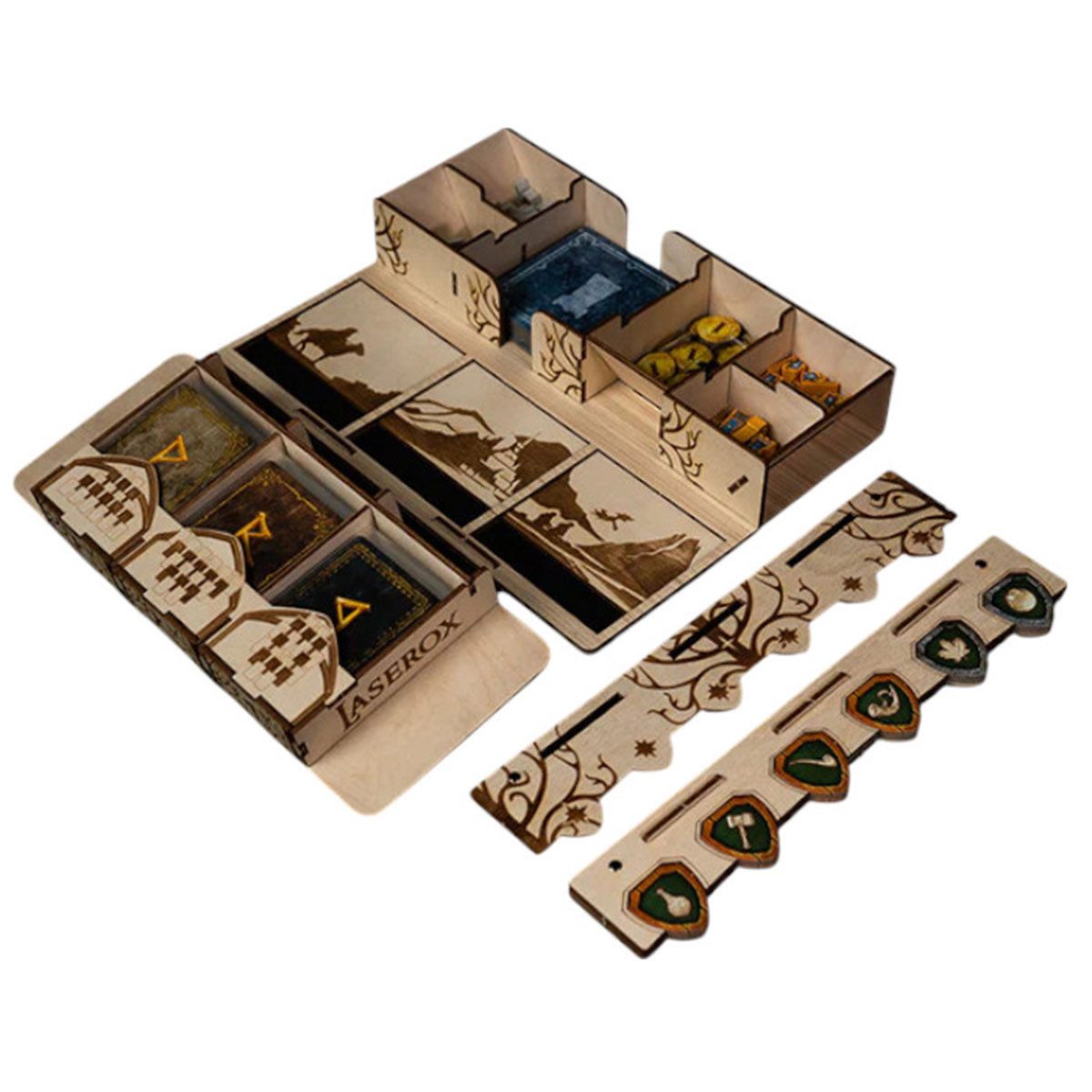 Laserox Spiel Insert Für The Lord Of The Rings: Duel For Middle-Earth - Organizer