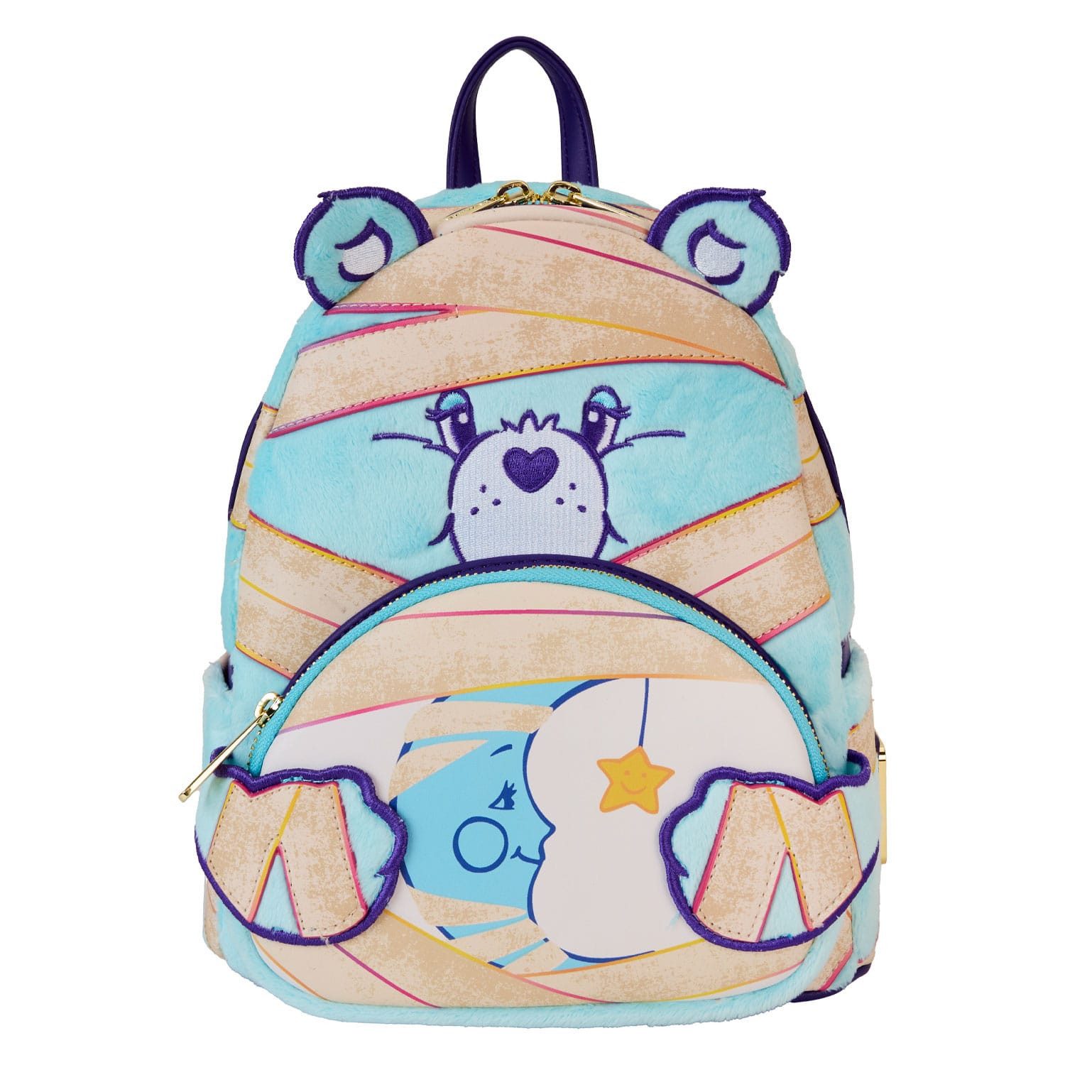 Loungefly Minirucksack Die Glücksbärchen by Loungefly Bedtime Bear Mummy (1-tlg), Hochwertig und Detailliert