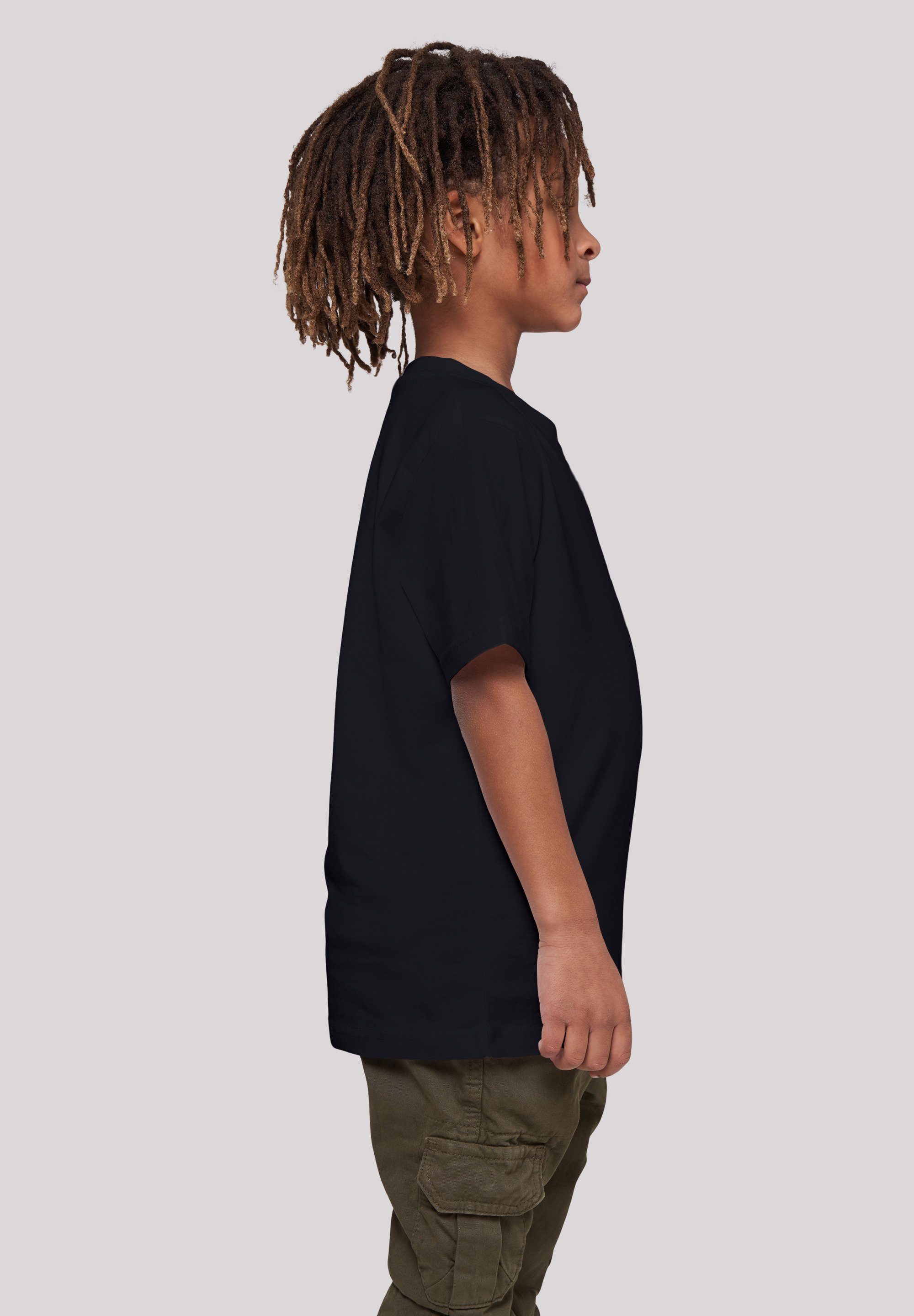 Kinder F4NT4STIC black (1-tlg) Kurzarmshirt