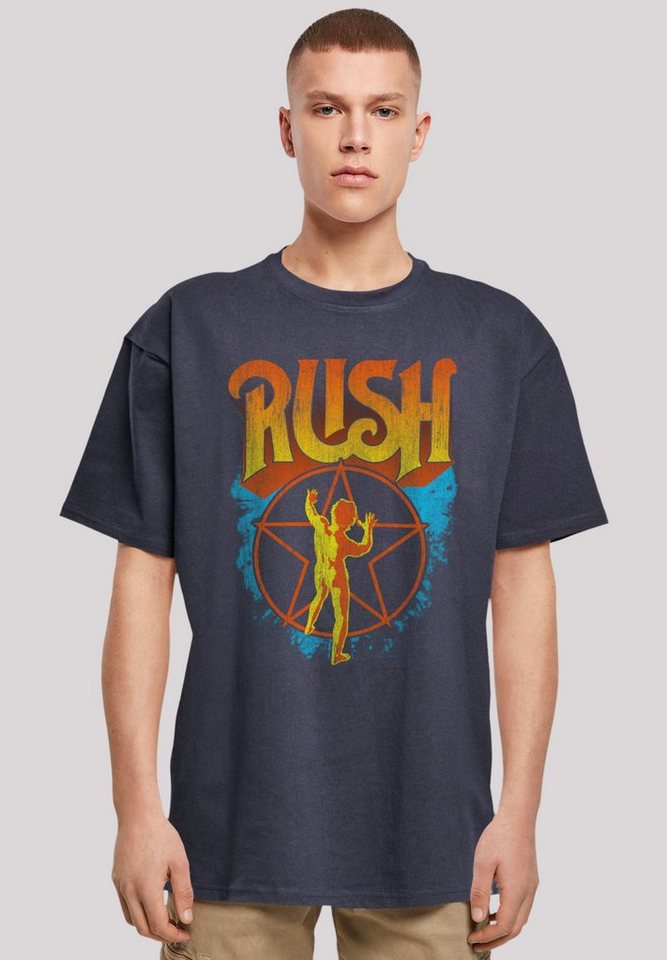 F4NT4STIC T-Shirt Rush Rock Band Starman Premium Qualität, Weite Passform  und überschnittene Schultern