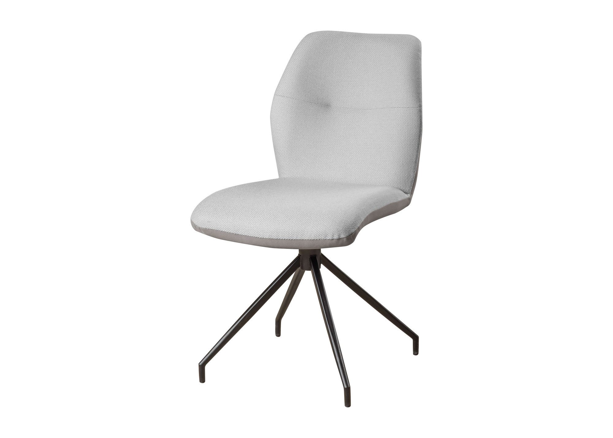 Home affaire Drehstuhl Bruna Esszimmerstuhl,Polsterstuhl, Küchenstuhl, 4-Fußstuhl, 360° drehbar, mit automatischer Rückstellung, 2-Stoff-Design