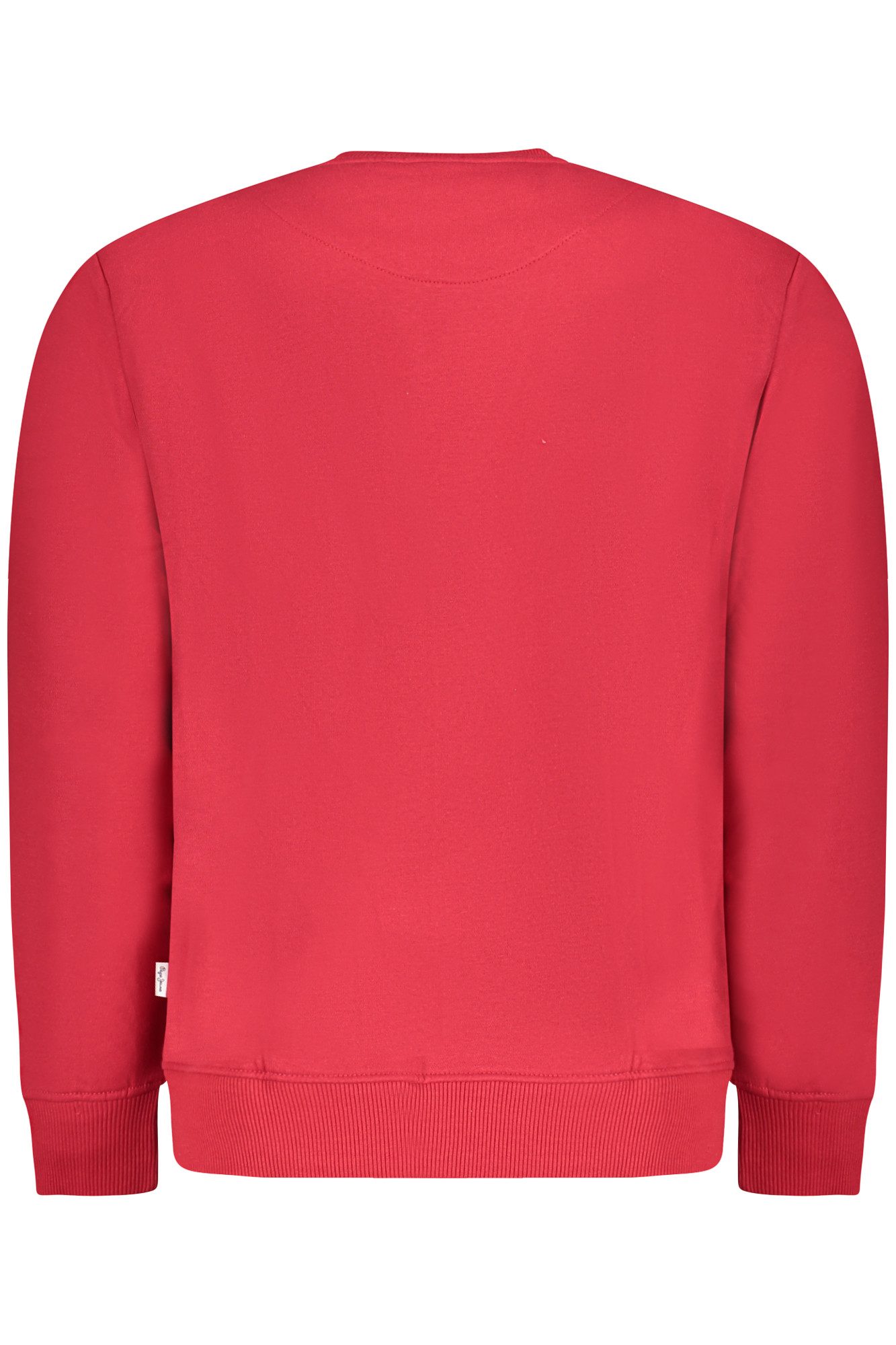 Pepe Jeans Sweatshirt Rotes Herren-Sweatshirt Rundhals aus Bio-Baumwolle