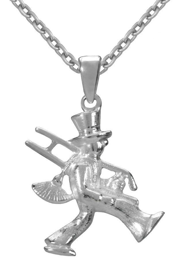 Firetti Kette mit Anhänger Schmuck Geschenk Silber 925 Halsschmuck  Halskette Ankerkette Glück, zu Hoodie, Kleid, Shirt, Jeans, Sneaker! Anlass  Geburtstag Weihnachten