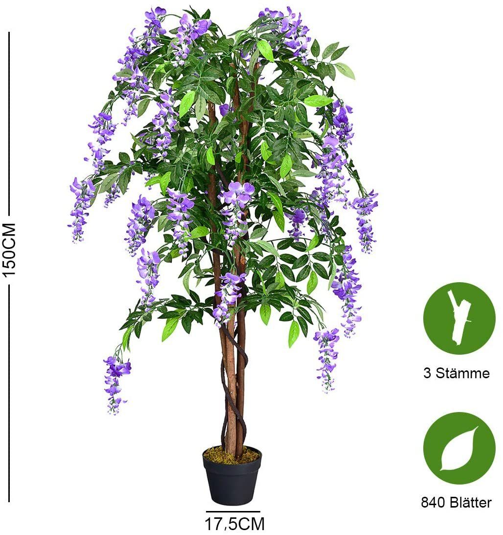 Kunstbaum, COSTWAY, Höhe 150 cm, mit günstig online kaufen