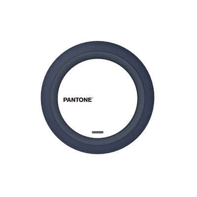 Pantone Universe PANTONE QI Charger Kabellos Ladegerät navy einfaches Aufladen Smartphone-Kabel