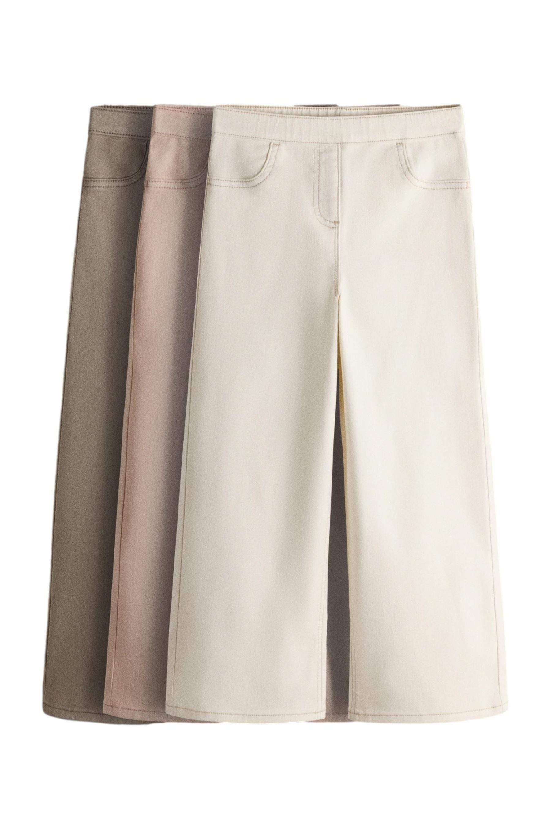 The Set Jeansjeggings The Set Schlupf-Jeggings mit weitem Bein, 3er-Pack (3-tlg)