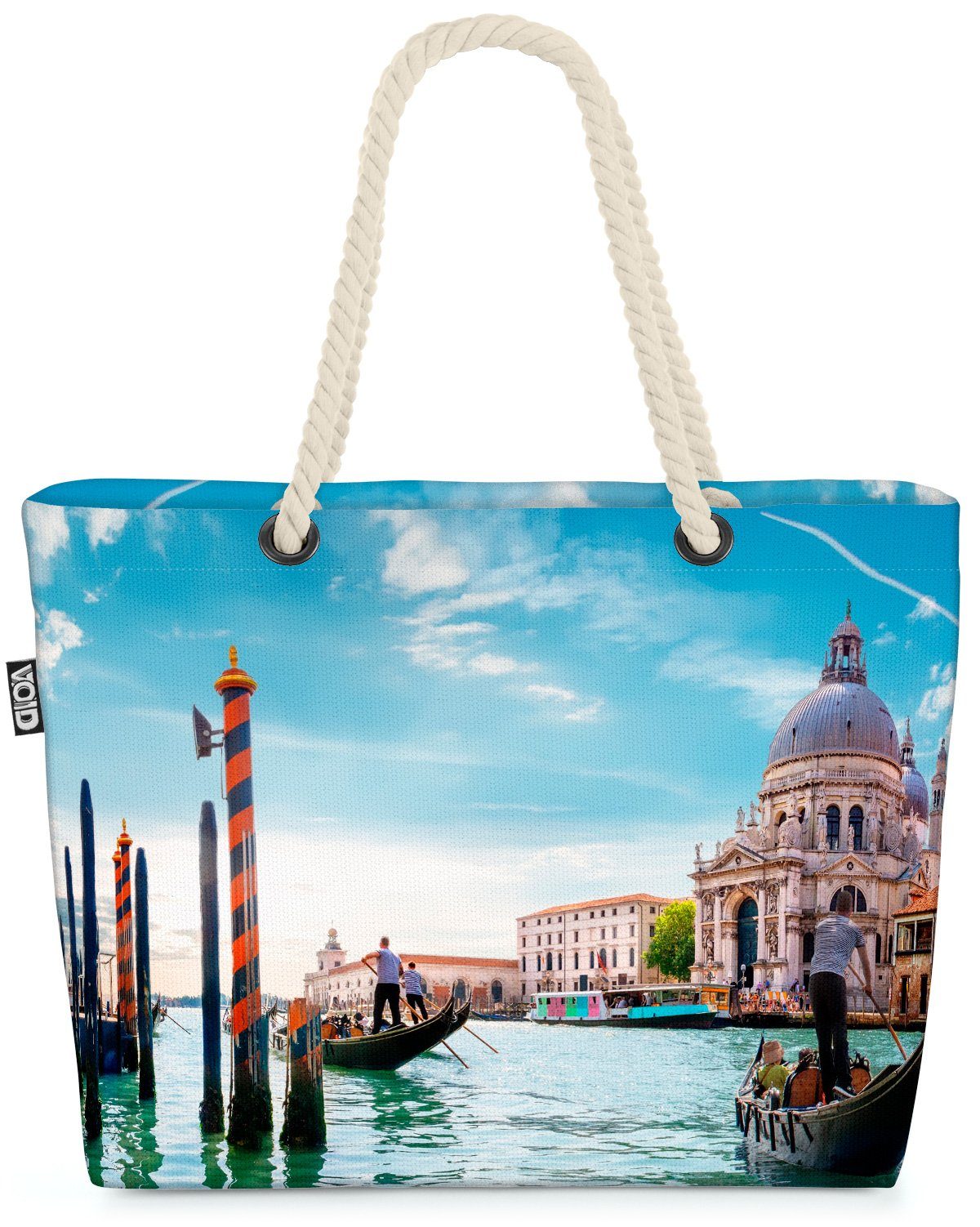 VOID Strandtasche (1-tlg), Venedig Kanal Italien Venedig Kanal Italien Urlaub Reisen Reiseführer