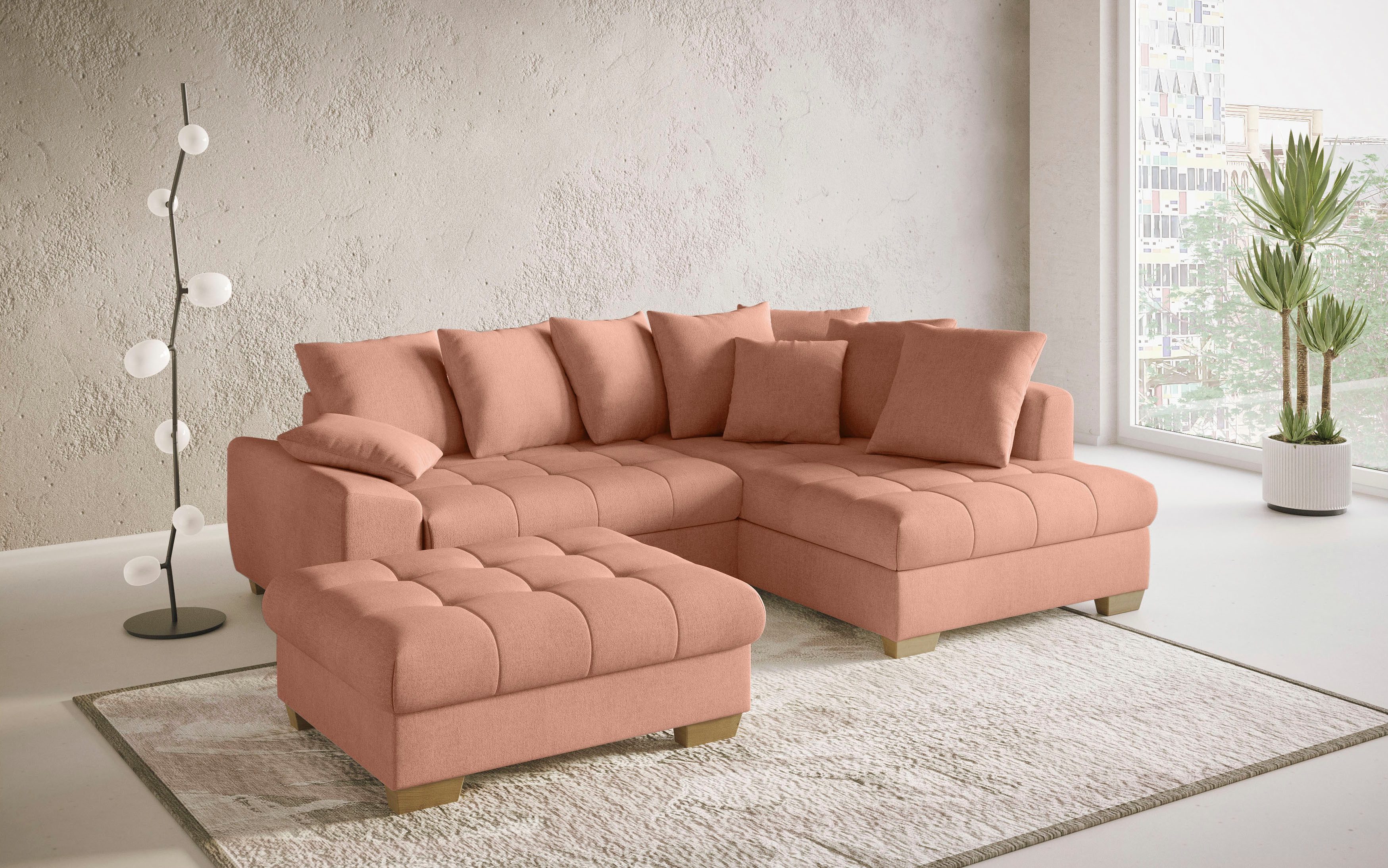 Mr. Couch Hocker "Nikita II" passend zu der Garnitur, wahlweise mit Kaltsch günstig online kaufen