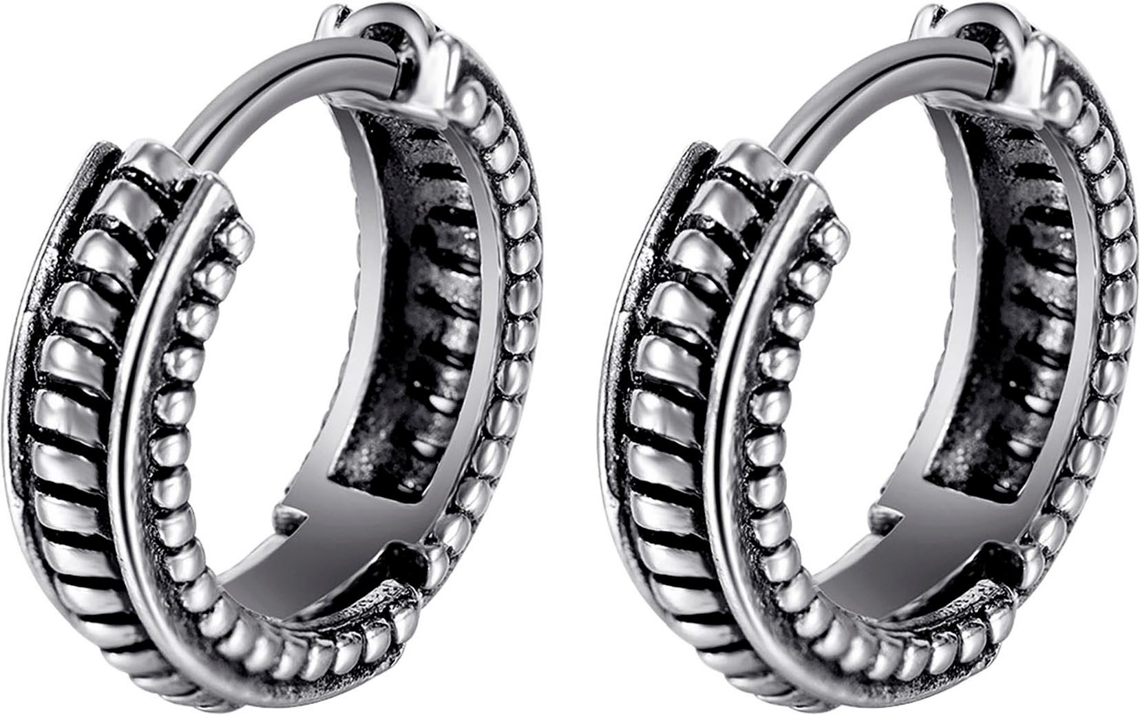 Firetti Paar Creolen Schmuck Geschenk Edelstahl Ohrschmuck Ohrringe Classic