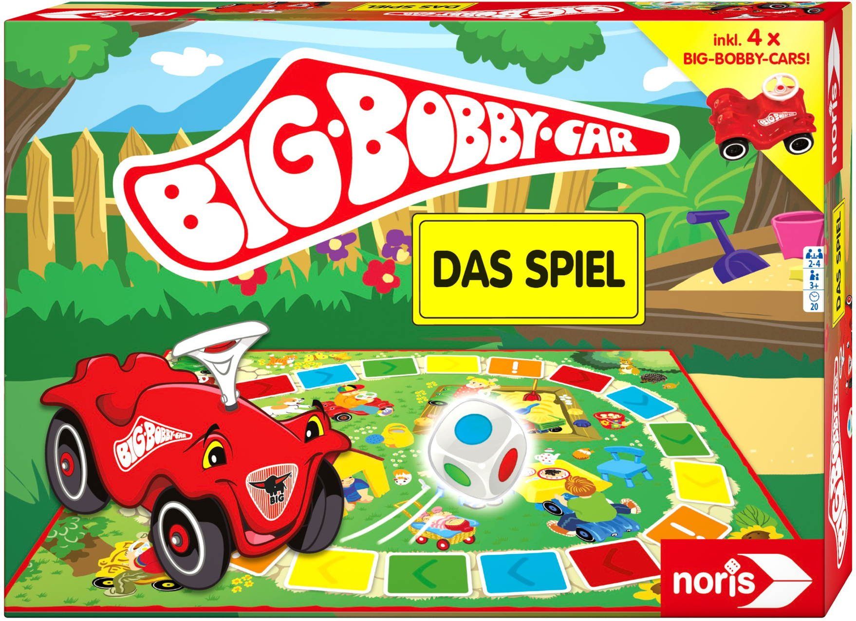Noris Spiel, Kinderspiel Würfelspiel Bobby Car - Das Spiel 606013790