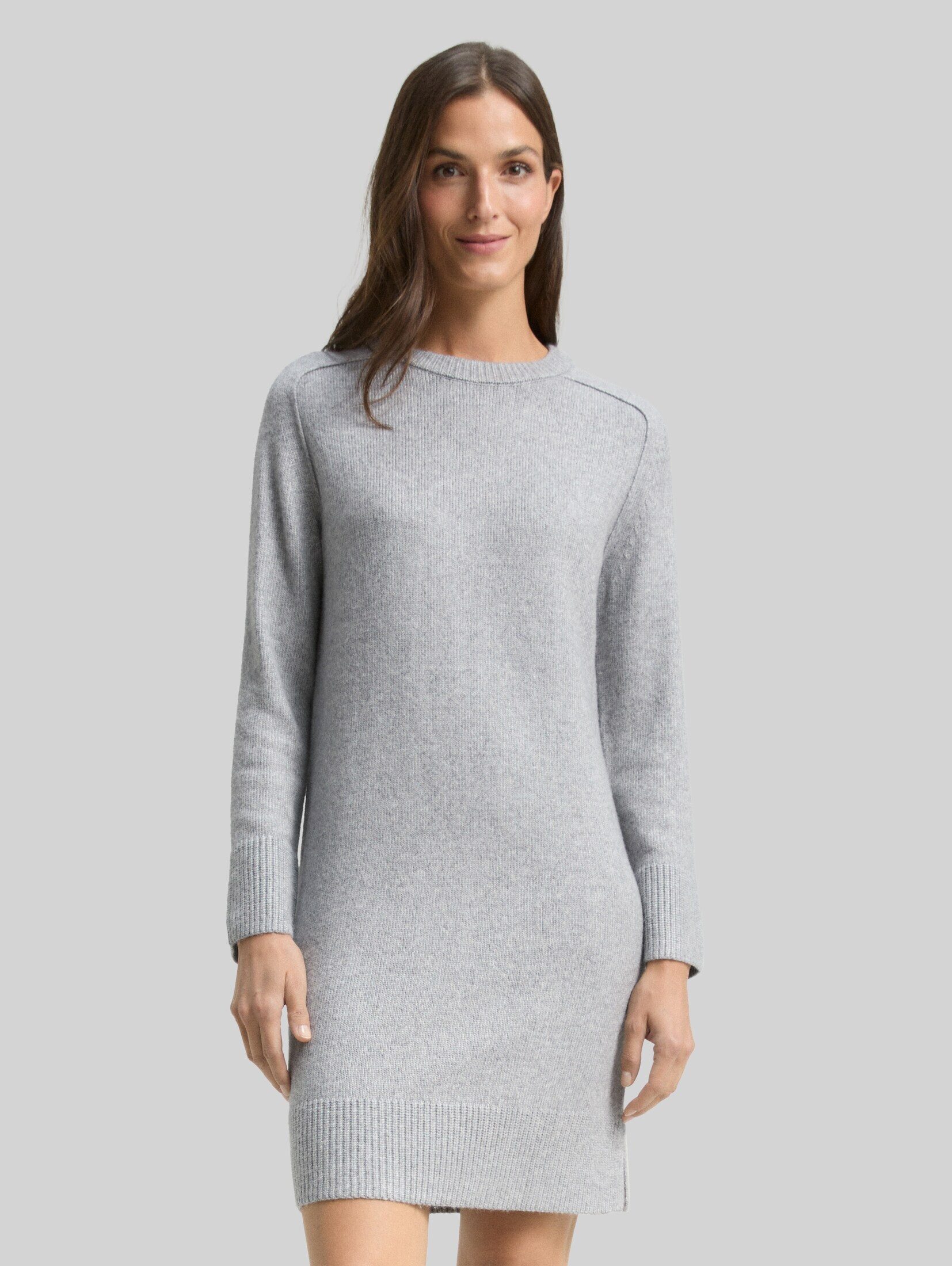 TOM TAILOR Sommerkleid Kleider & Jumpsuits Strickkleid in Melange-Optik